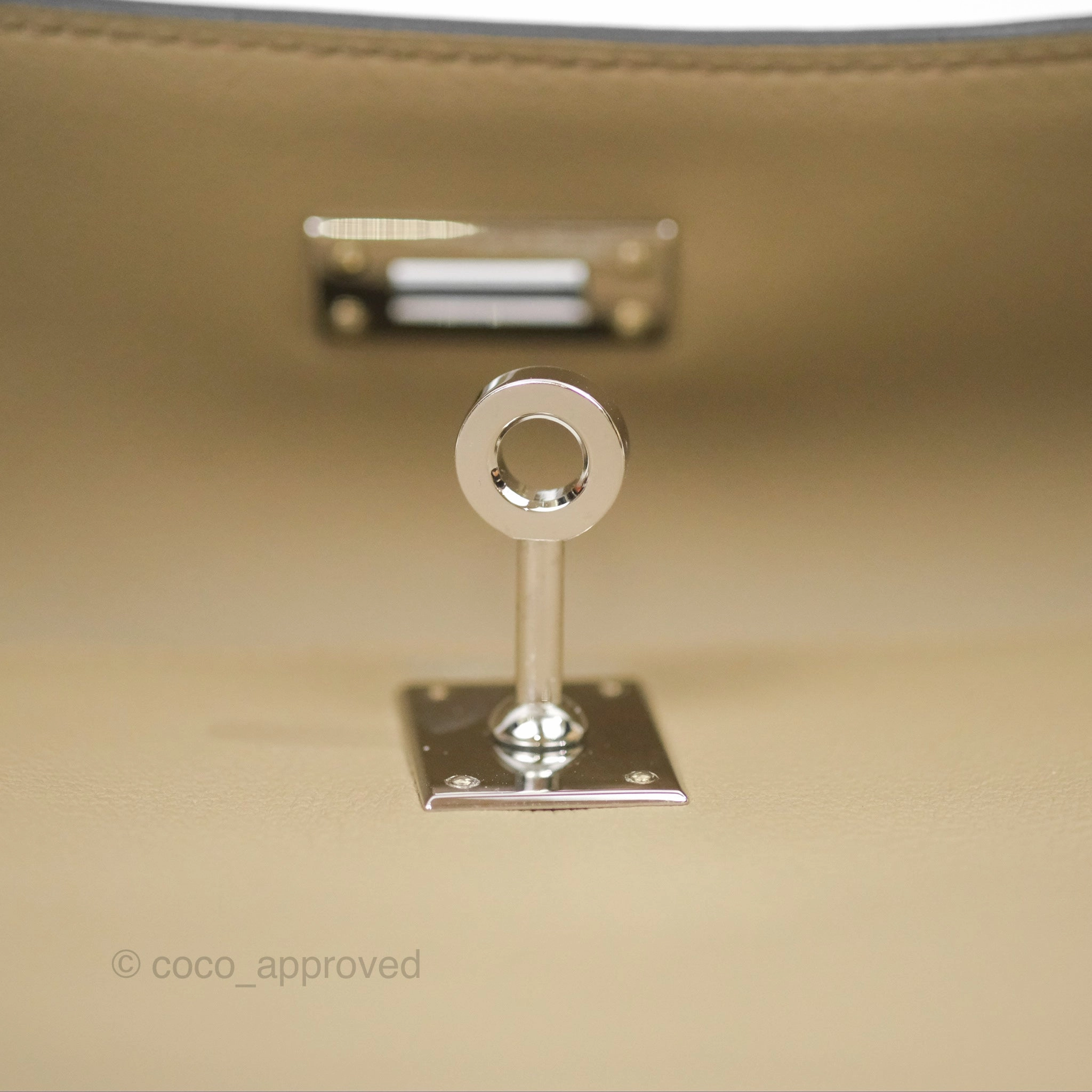 Herms Kelly Danse II Bag Beige Marfa Palladium Hardware