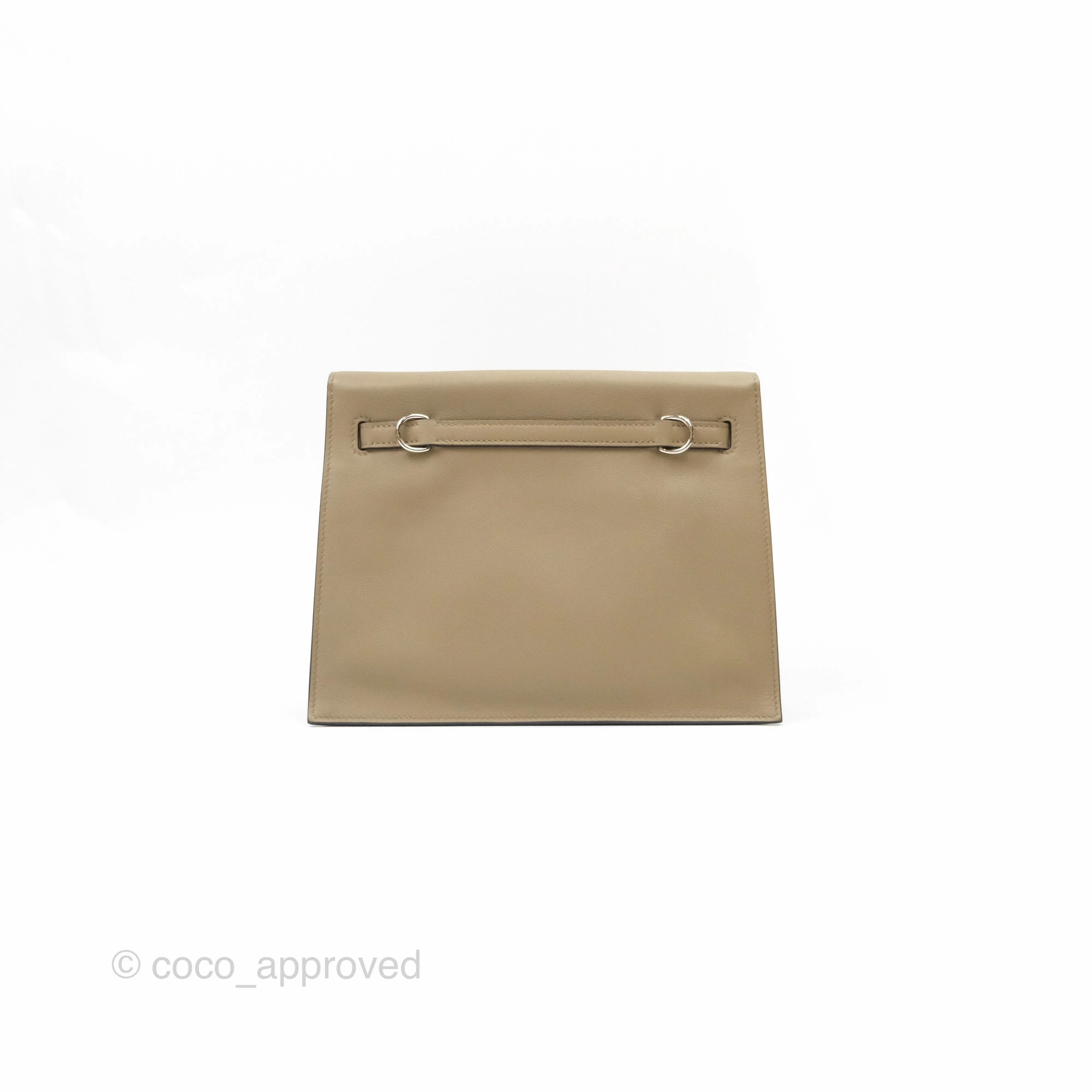 Herms Kelly Danse II Bag Beige Marfa Palladium Hardware