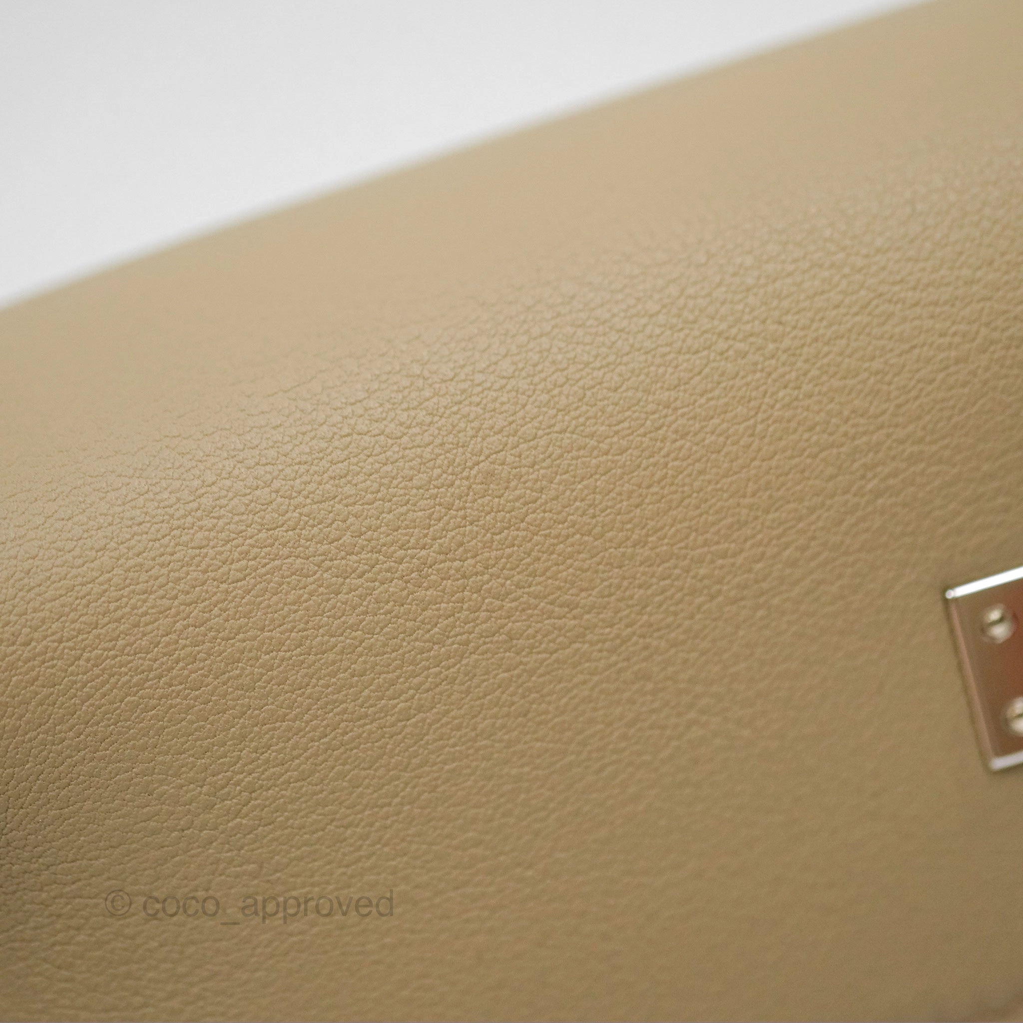 Herms Kelly Danse II Bag Beige Marfa Palladium Hardware