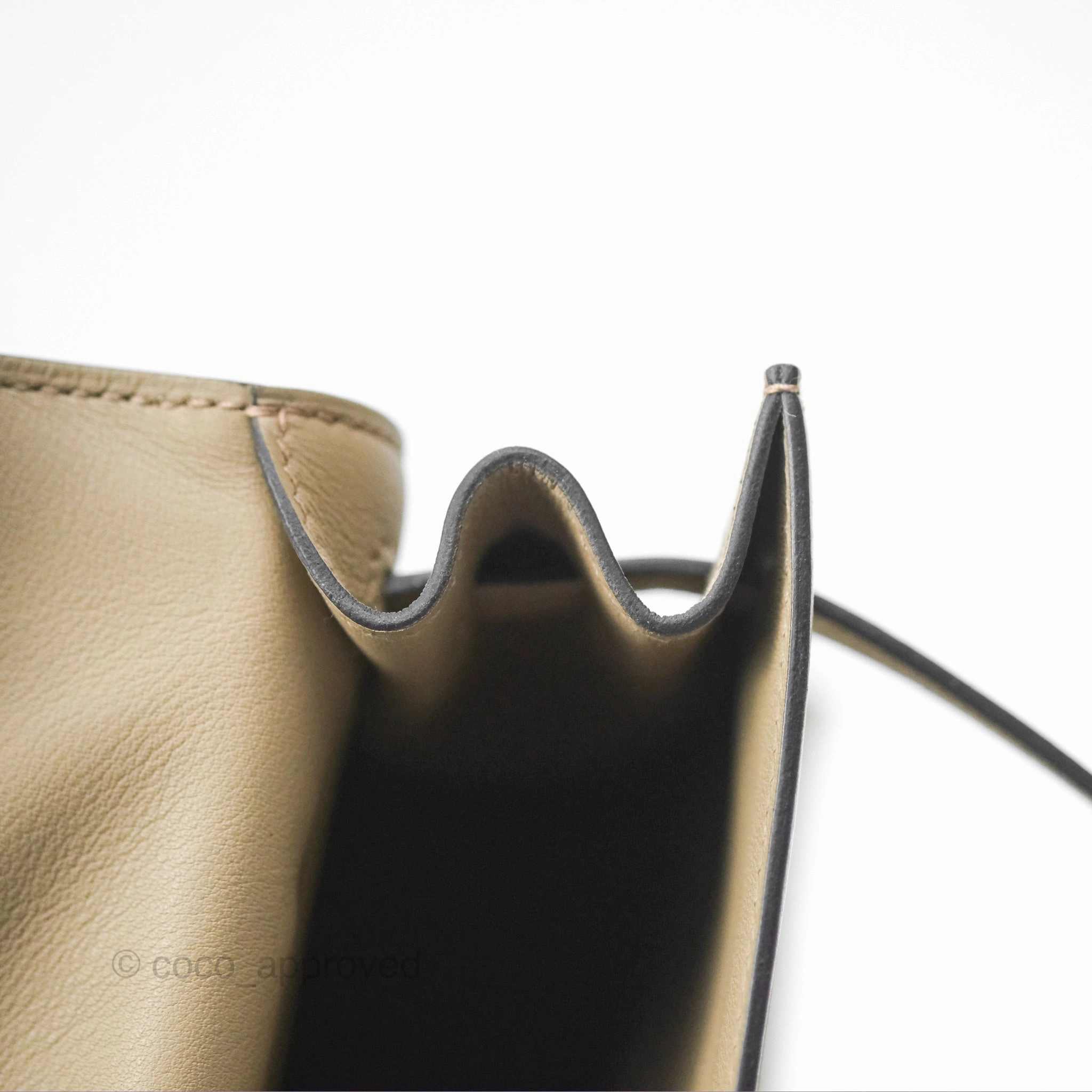 Herms Kelly Danse II Bag Beige Marfa Palladium Hardware