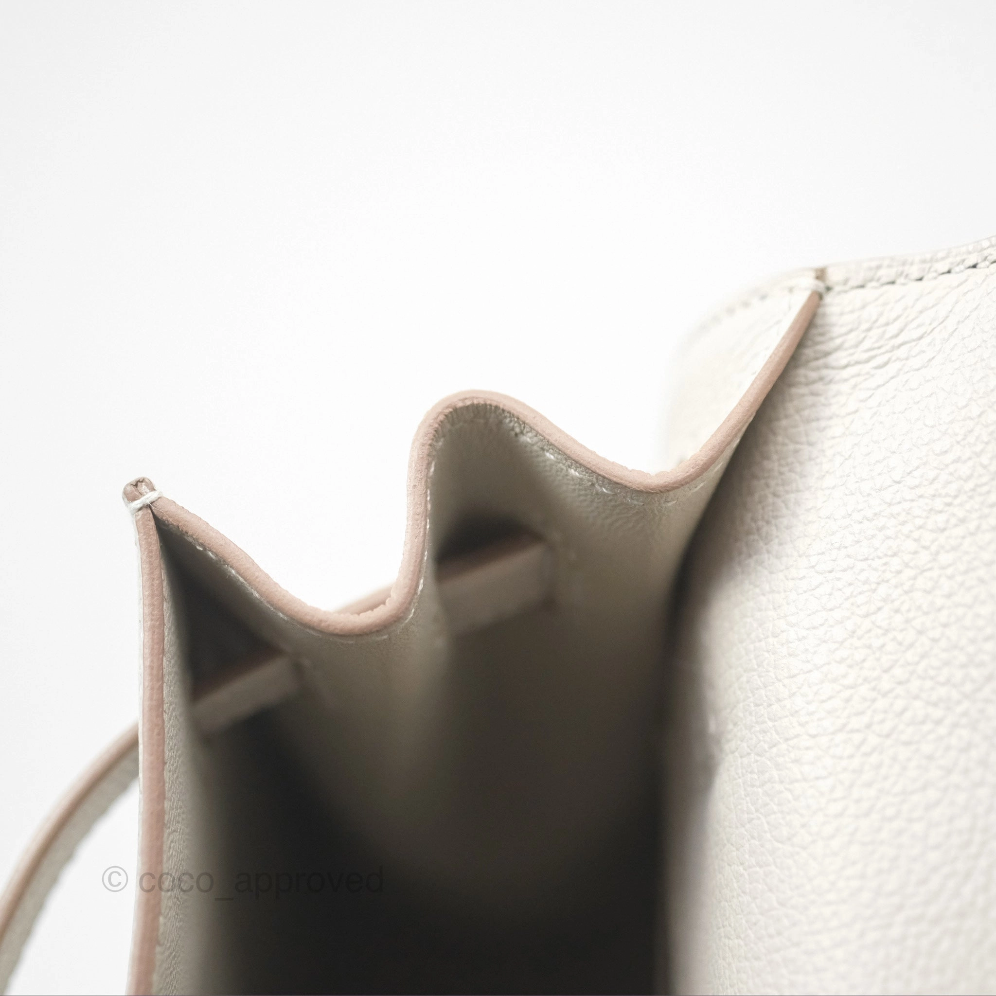 Herms Kelly Danse II Bag Gris Perle 80 Evercolor Gold Hardware