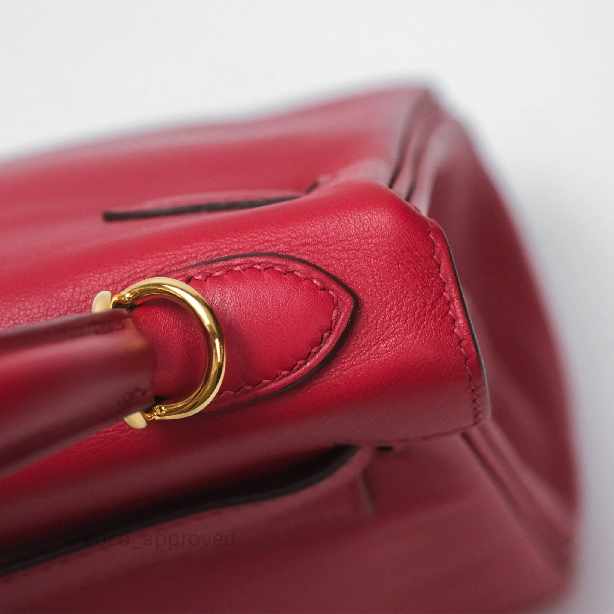 Herms Kelly II 25 Retourne Swift Rouge Piment 5X Gold Hardware