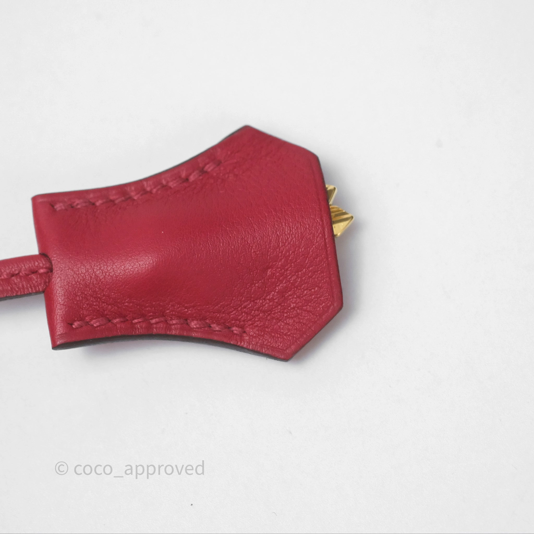 Herms Kelly II 25 Retourne Swift Rouge Piment 5X Gold Hardware