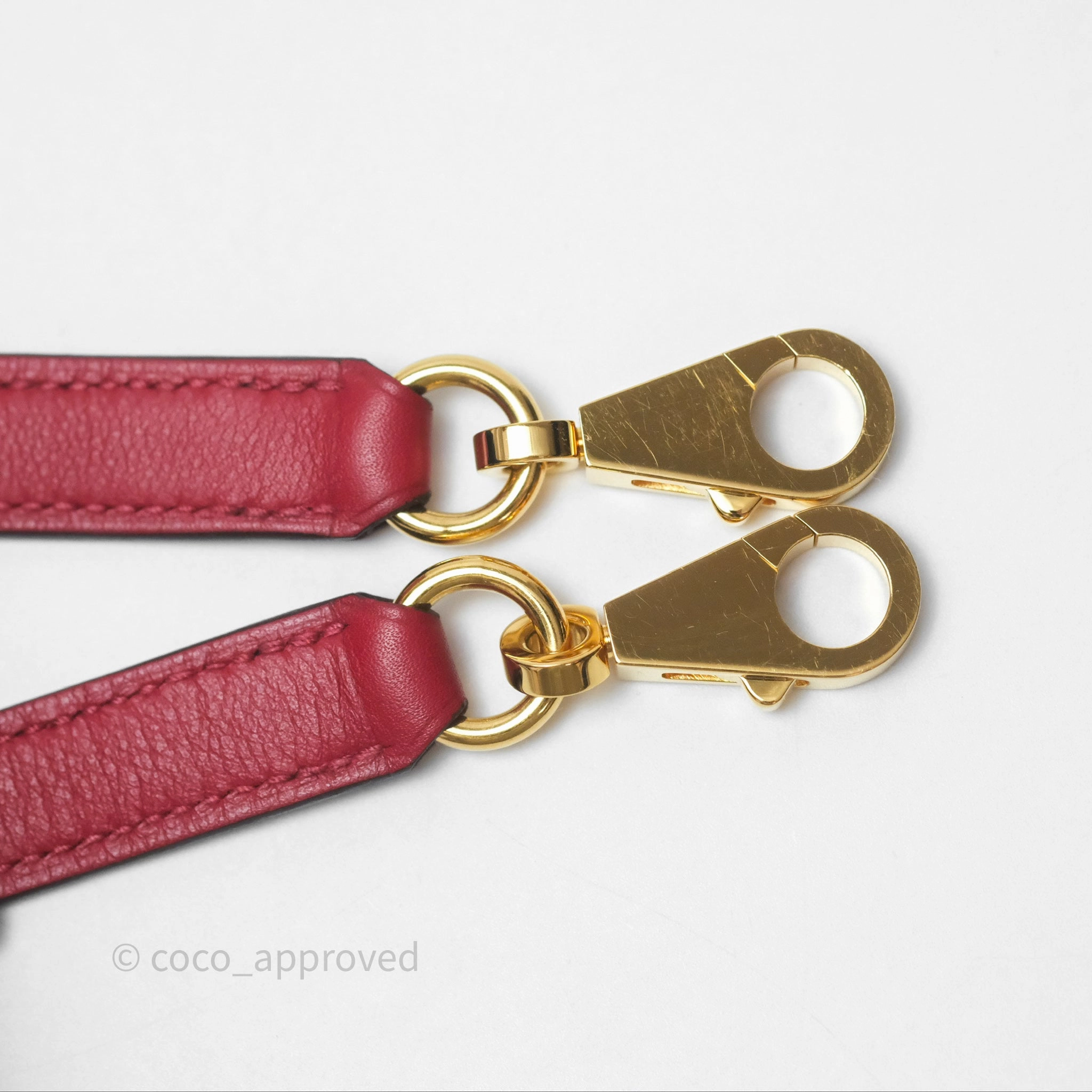 Herms Kelly II 25 Retourne Swift Rouge Piment 5X Gold Hardware