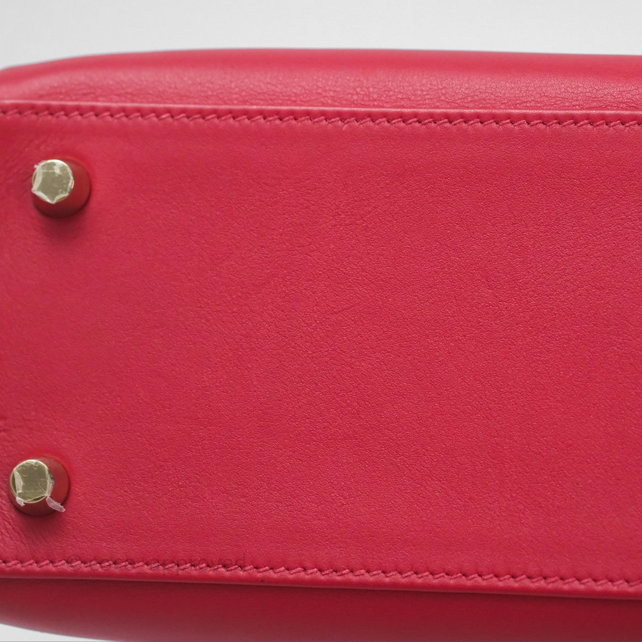 Herms Kelly II 25 Retourne Swift Rouge Piment 5X Gold Hardware