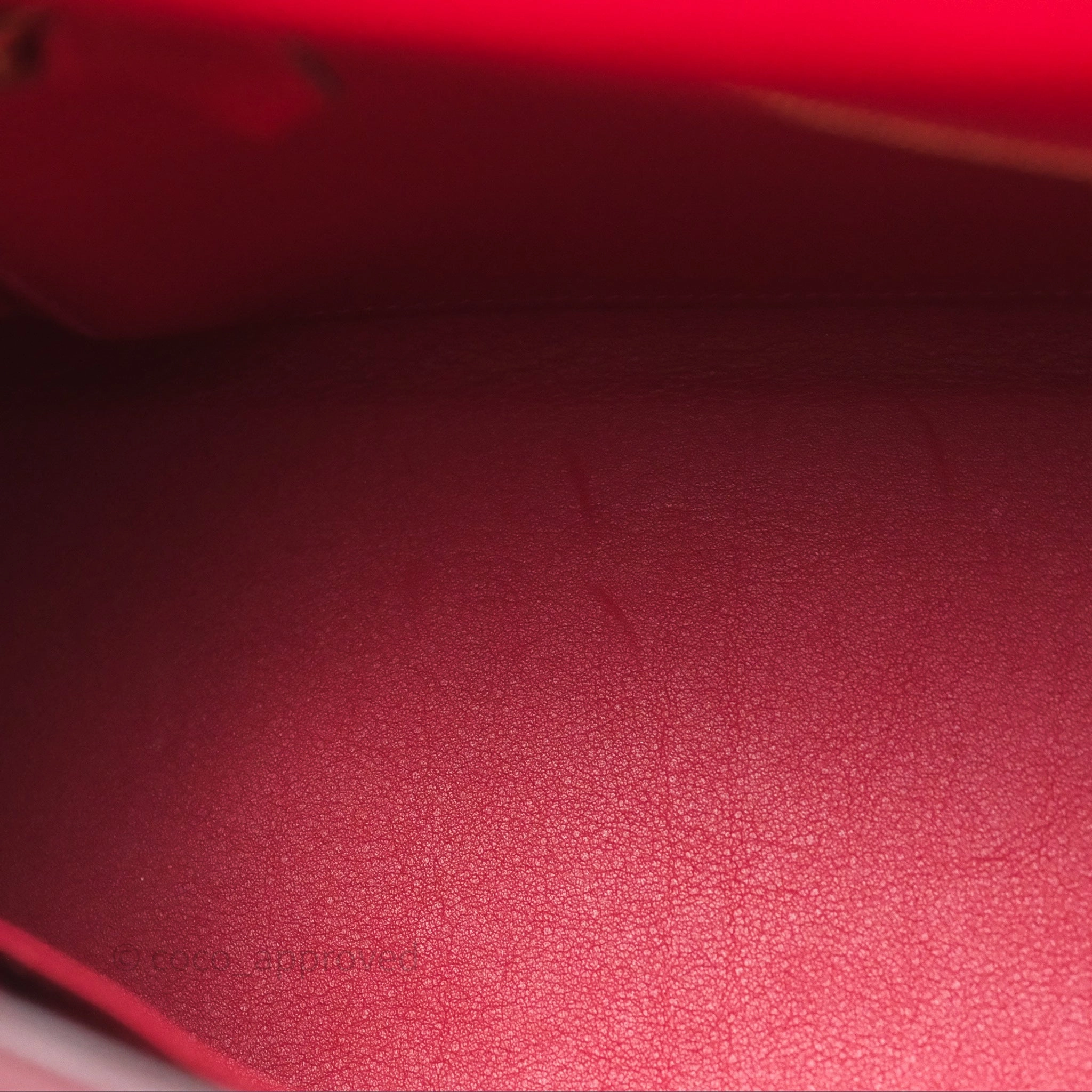 Herms Kelly II 25 Retourne Swift Rouge Piment 5X Gold Hardware