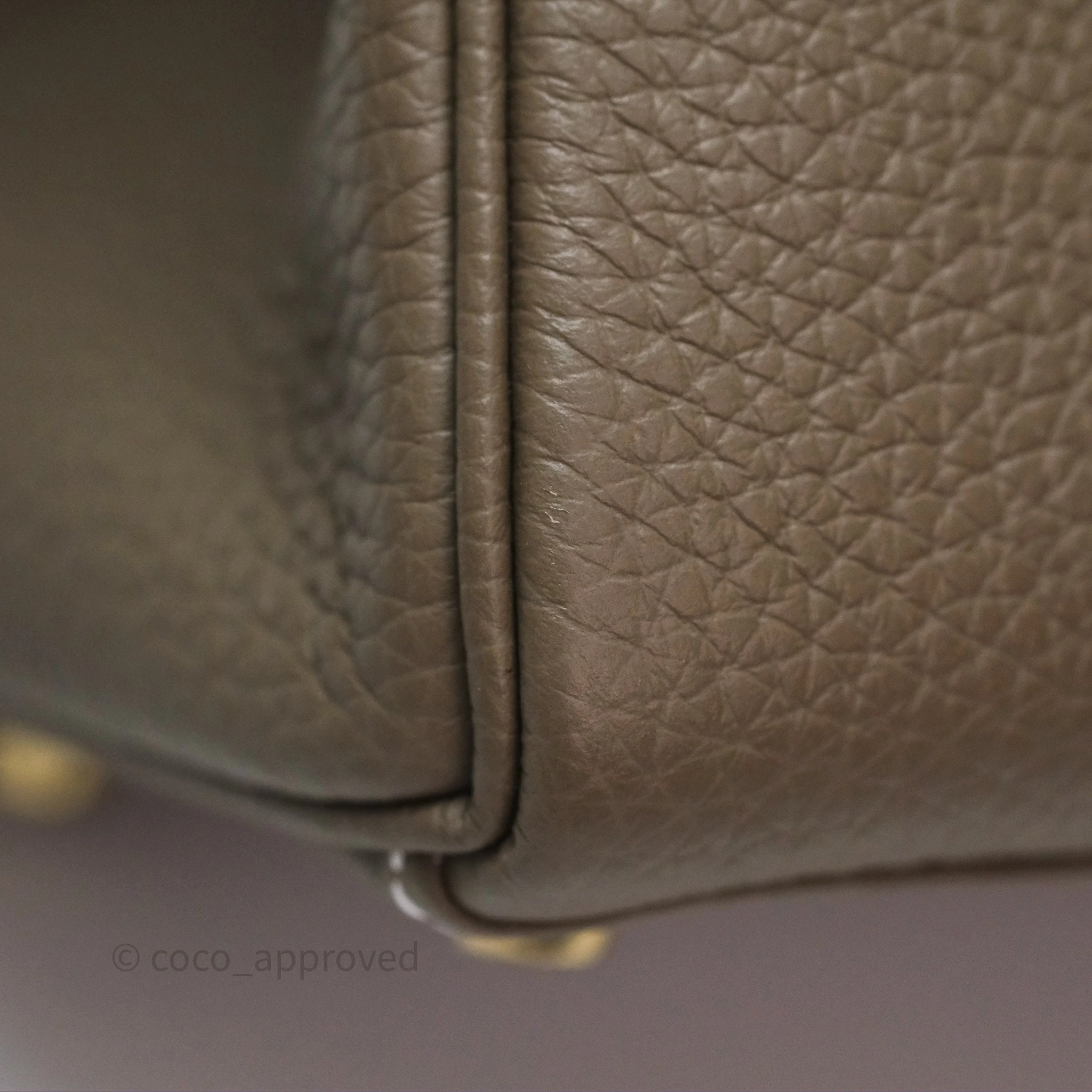 Herms Kelly II 28 Retourne Etoupe 18 Clemence Gold Hardware
