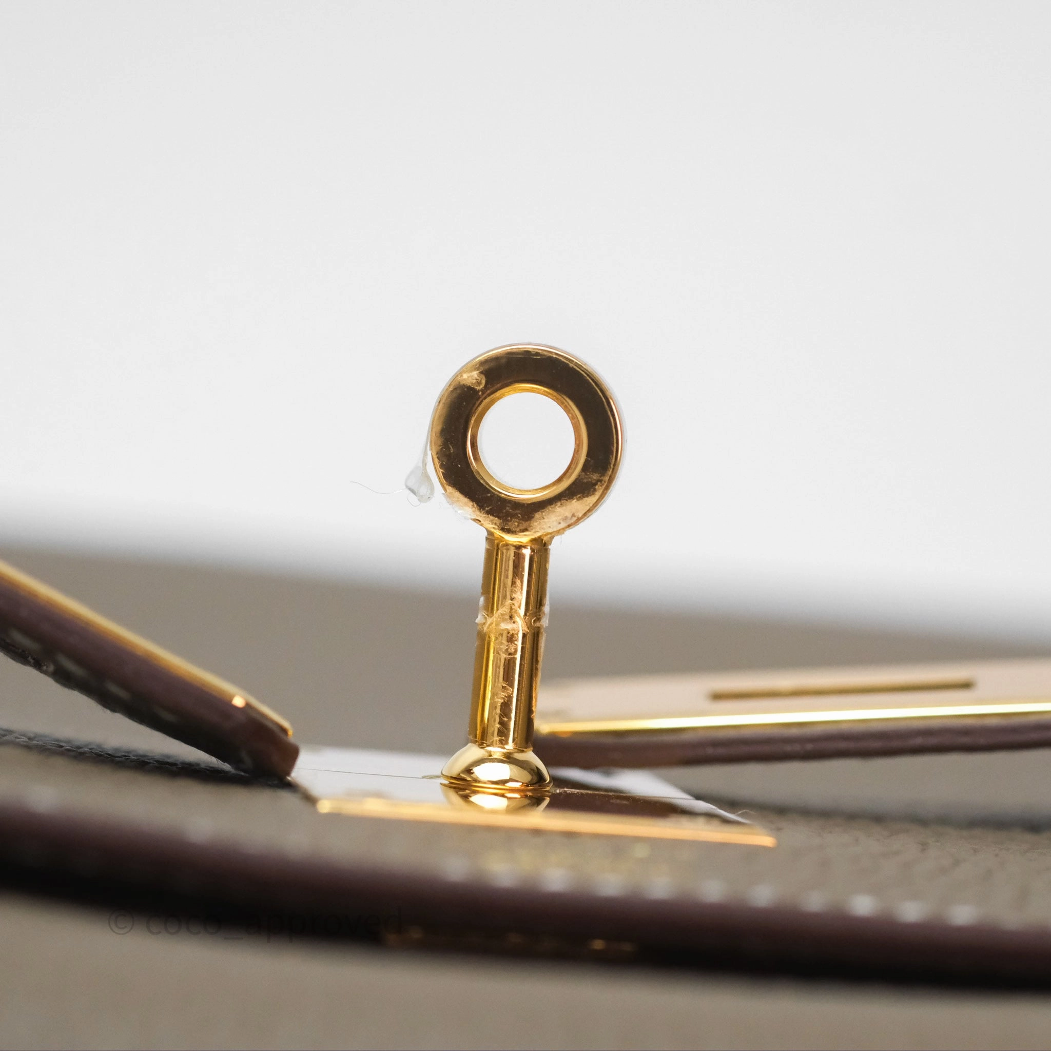 Herms Kelly II 28 Retourne Etoupe 18 Clemence Gold Hardware