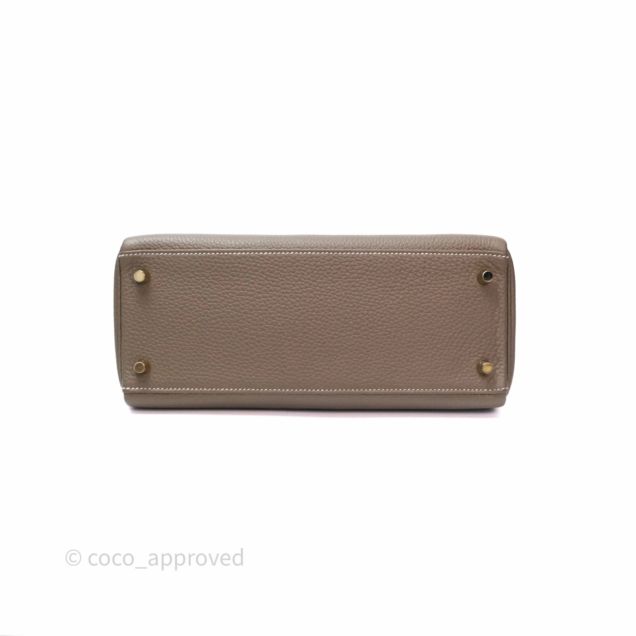 Herms Kelly II 28 Retourne Etoupe 18 Clemence Gold Hardware