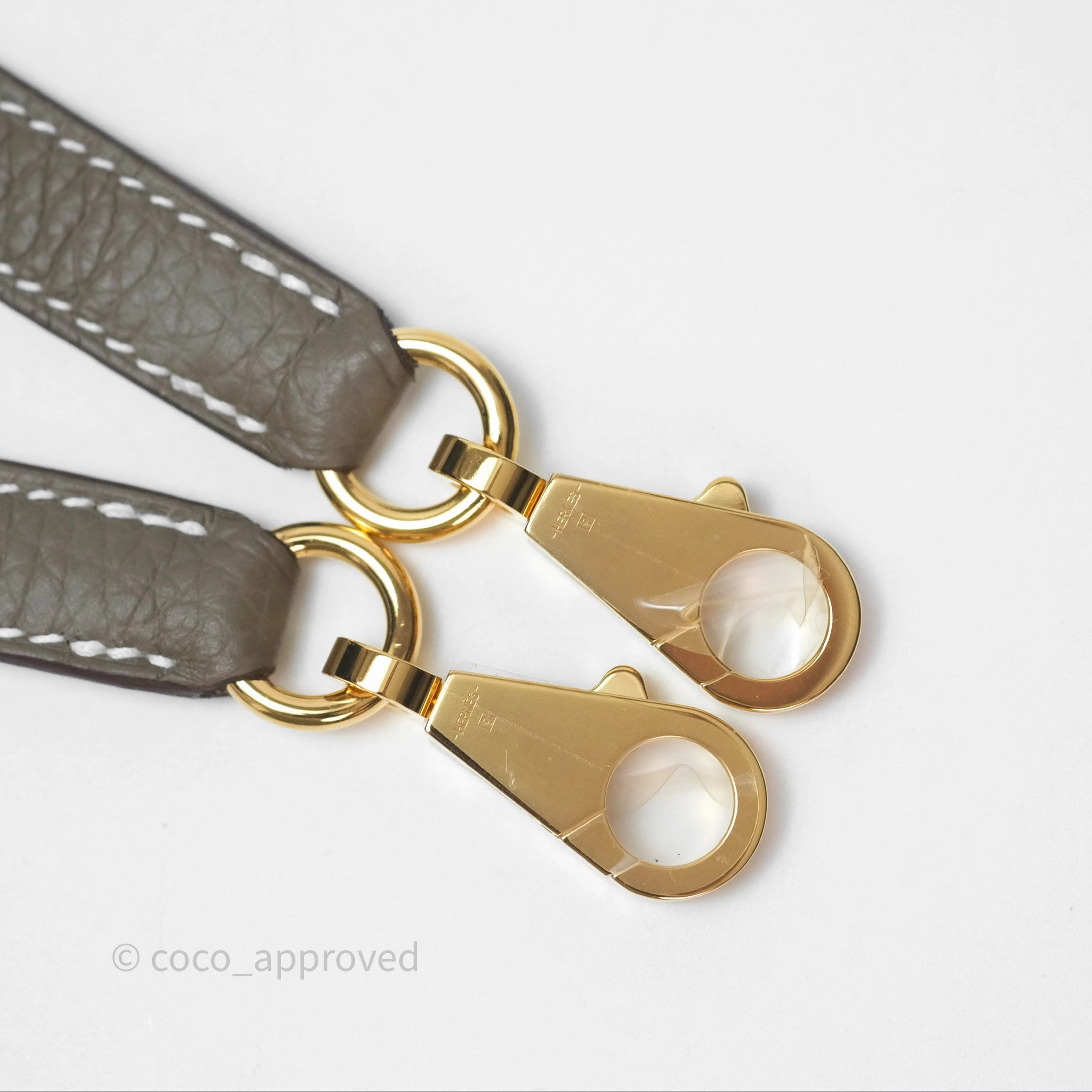 Herms Kelly II 28 Retourne Etoupe 18 Clemence Gold Hardware