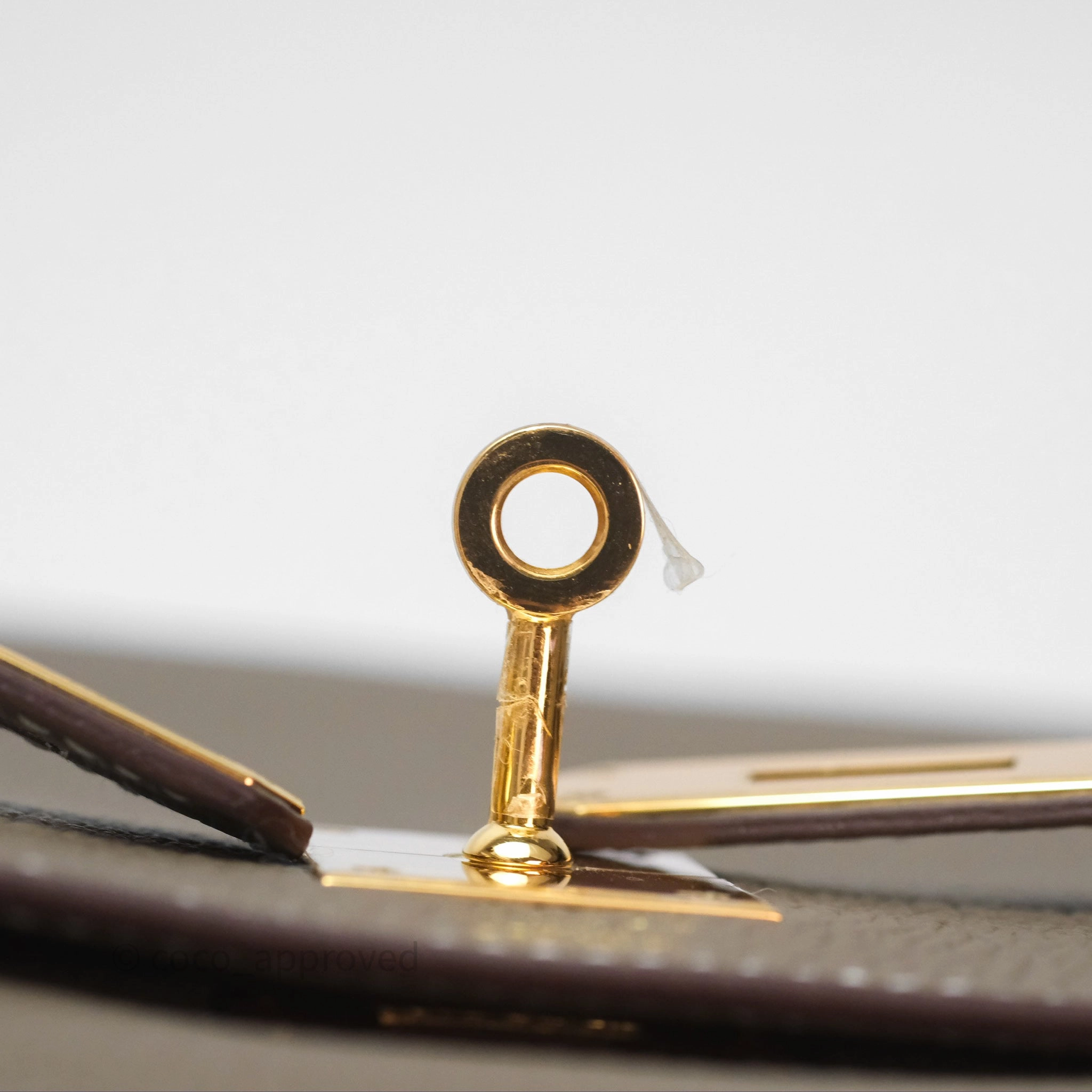 Herms Kelly II 28 Retourne Etoupe 18 Clemence Gold Hardware