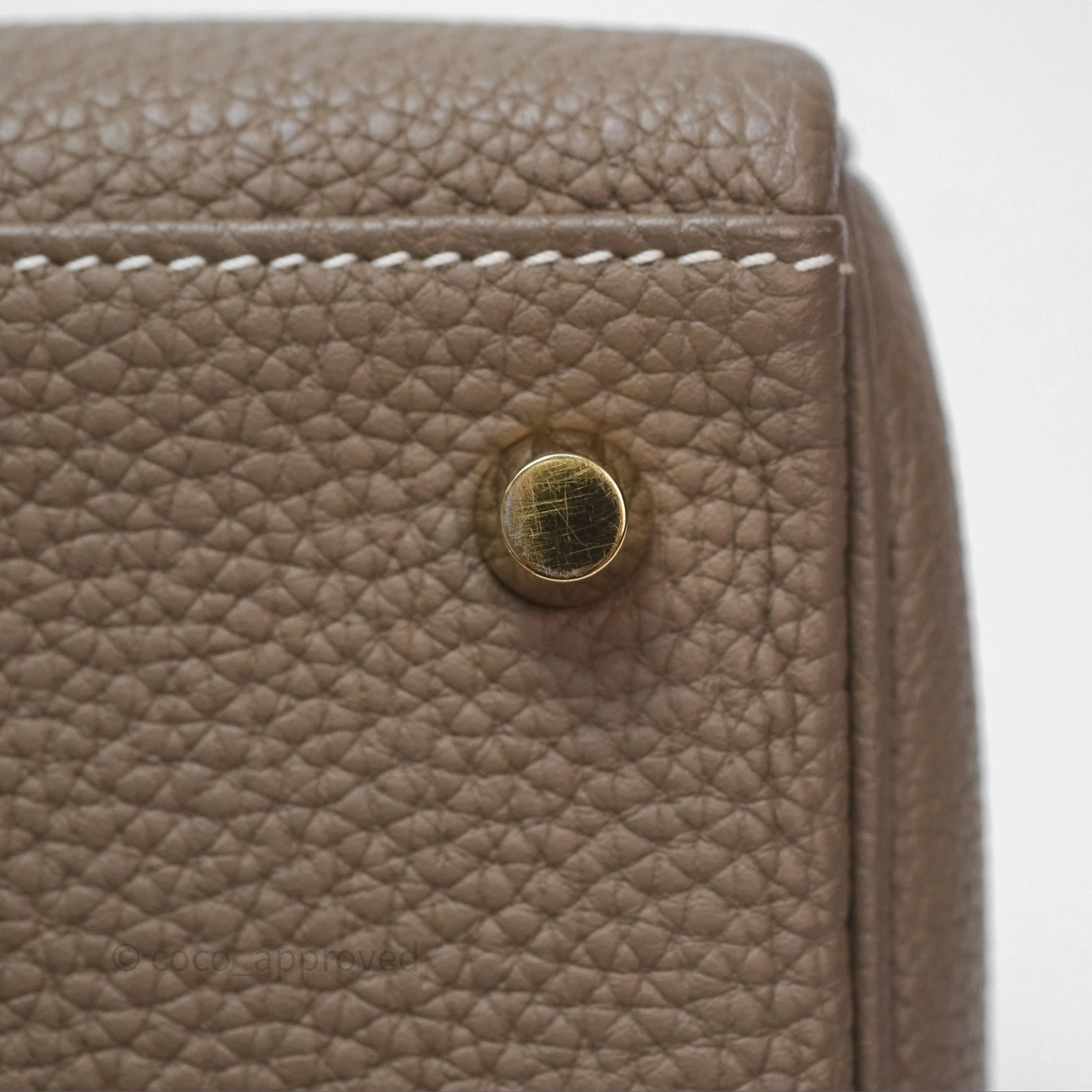 Herms Kelly II 28 Retourne Etoupe 18 Togo Gold Hardware