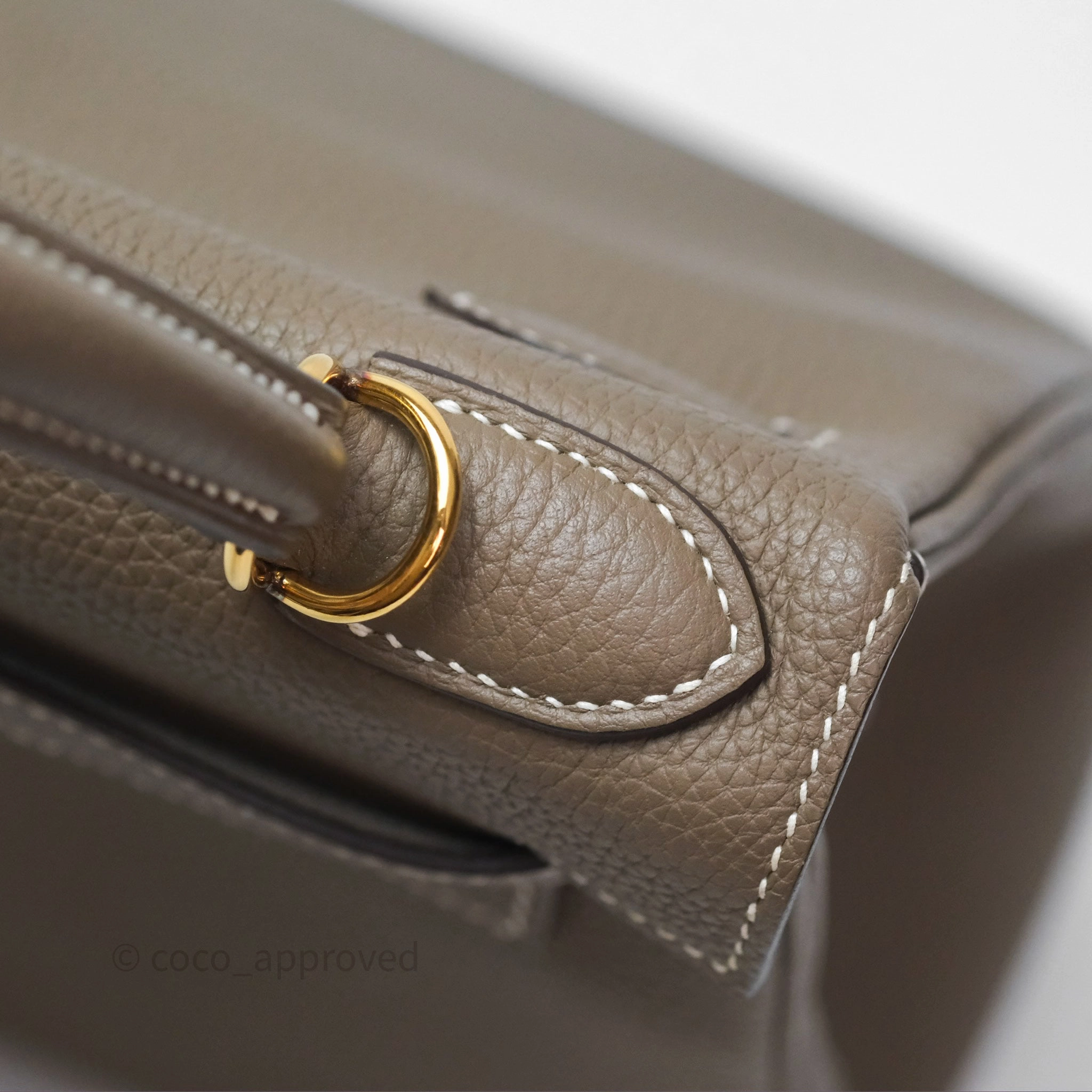 Herms Kelly II 28 Retourne Etoupe 18 Togo Gold Hardware