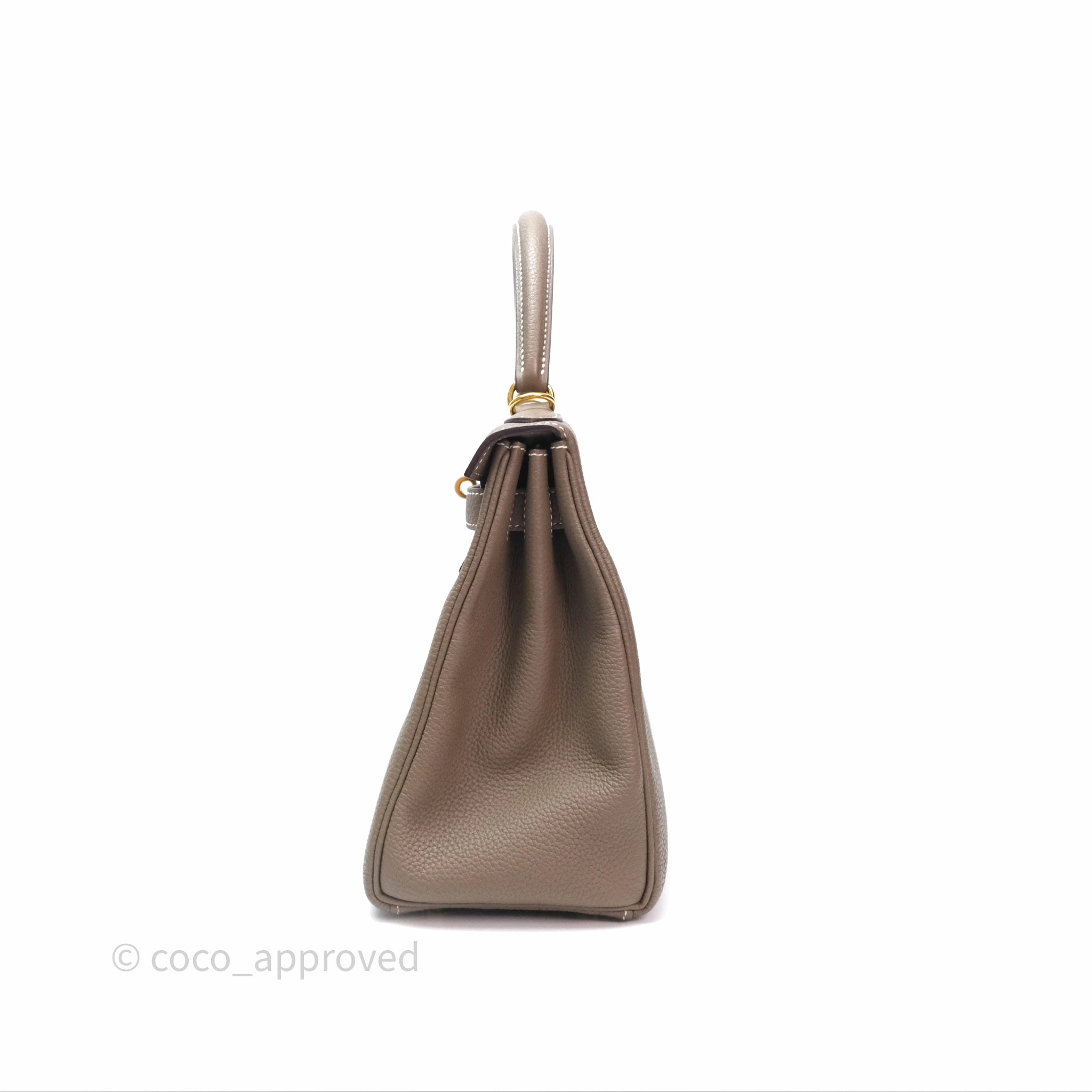 Herms Kelly II 28 Retourne Etoupe 18 Togo Gold Hardware