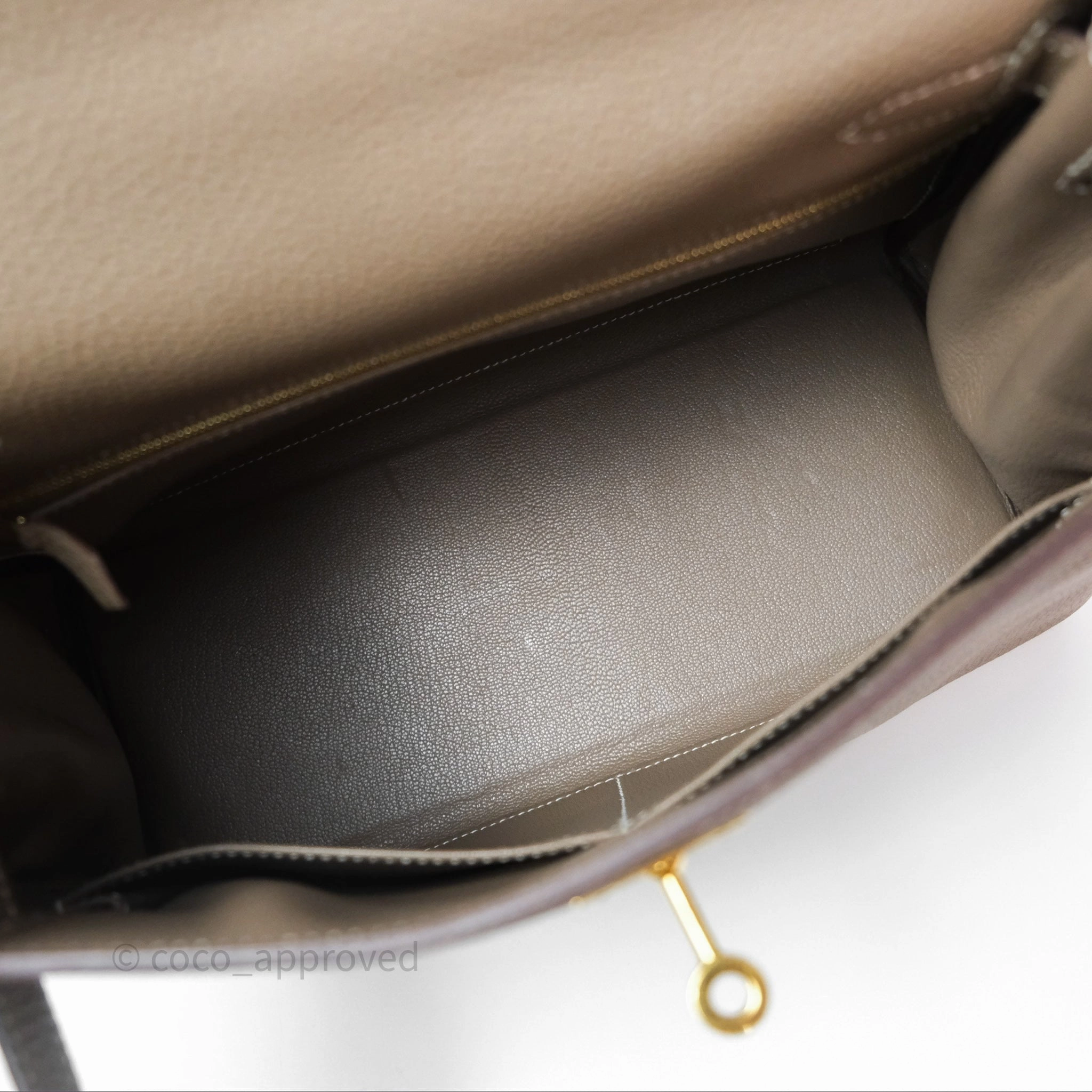 Herms Kelly II 28 Retourne Etoupe 18 Togo Gold Hardware