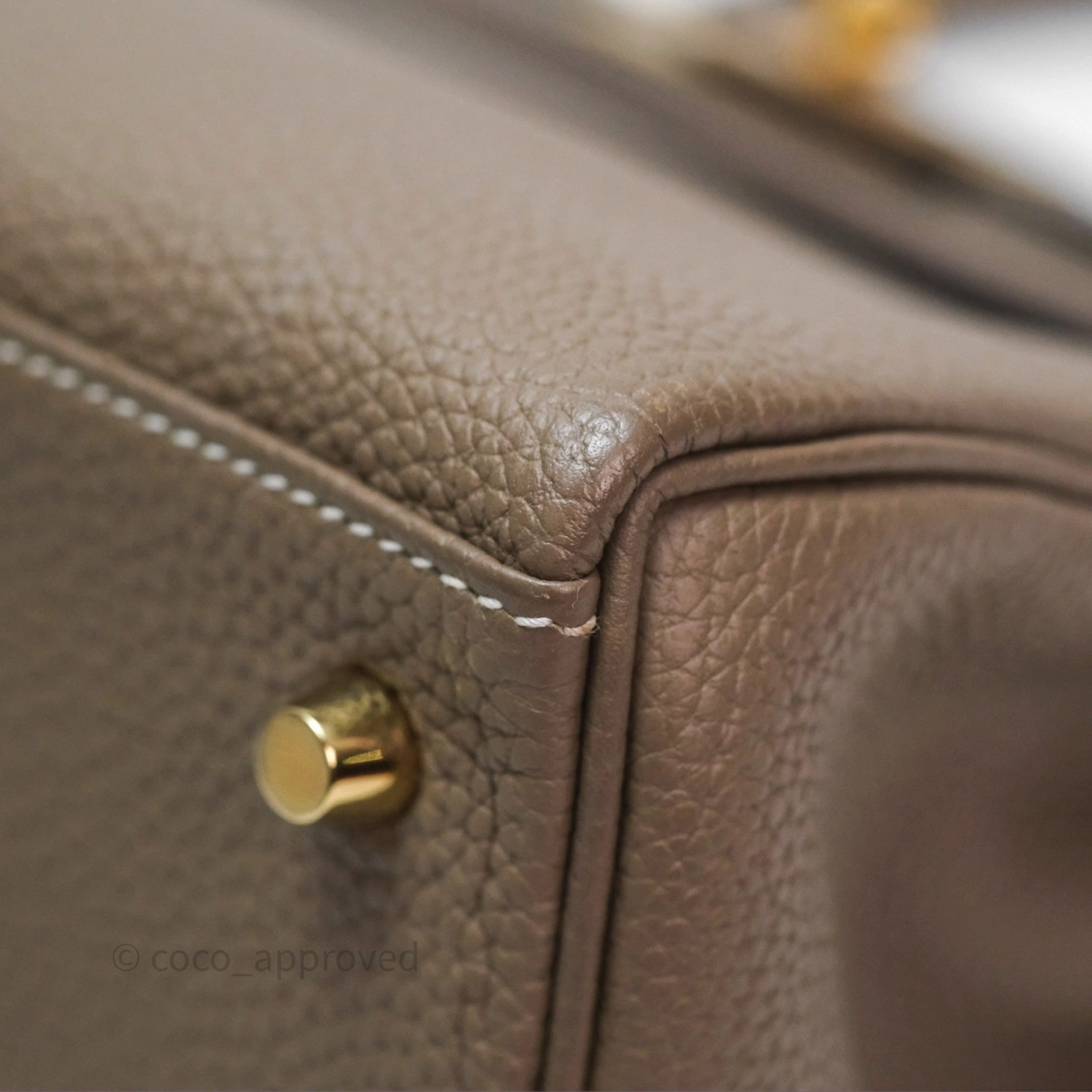 Herms Kelly II 28 Retourne Etoupe 18 Togo Gold Hardware