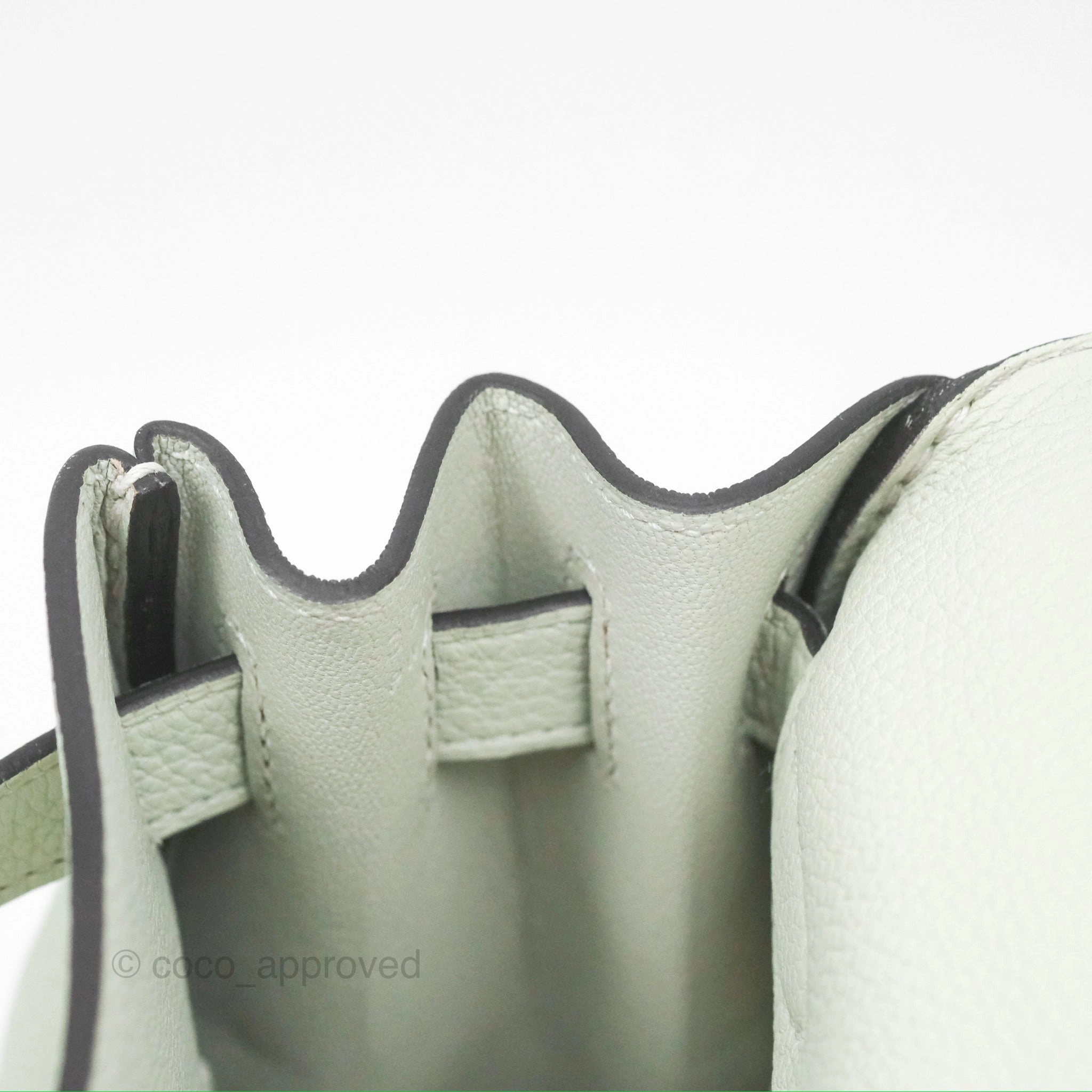 Herms Kelly II 28 Retourne Togo Gris Neve Gold Hardware
