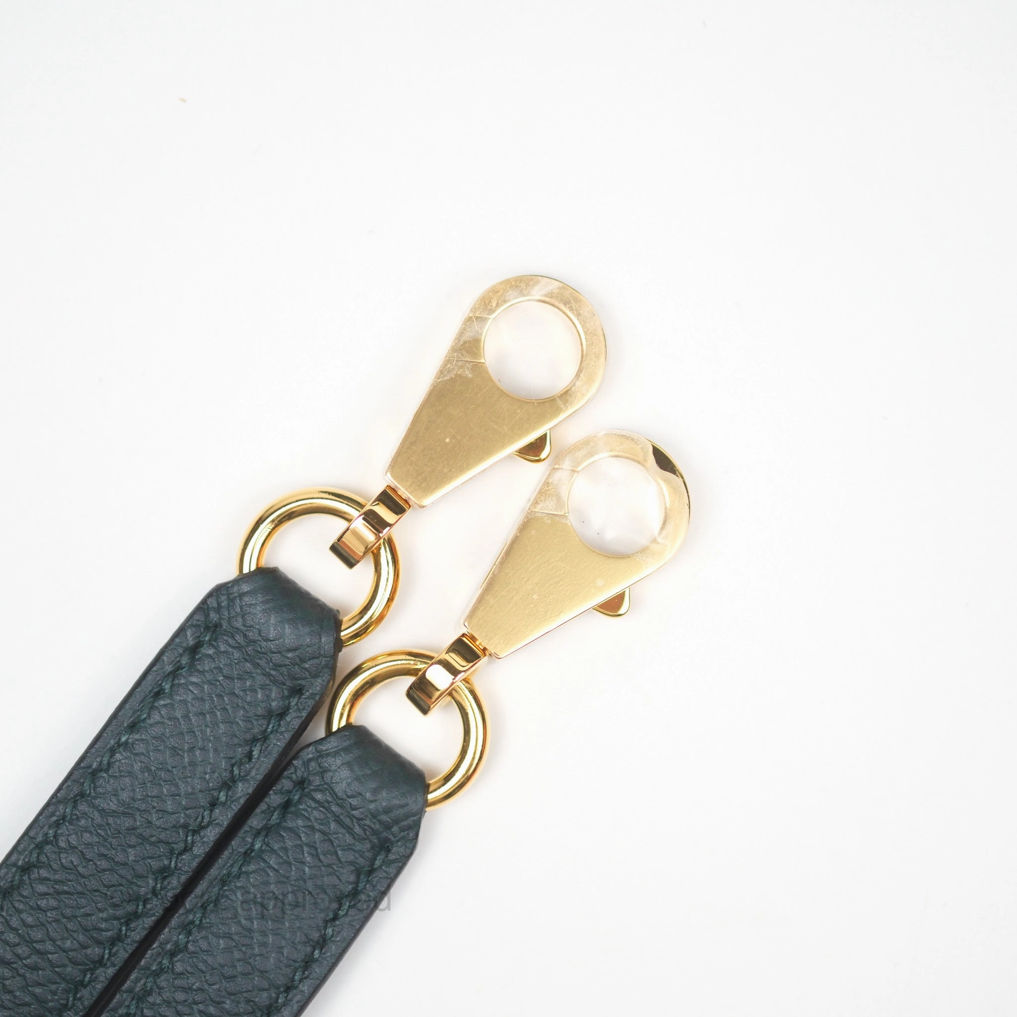 Herms Kelly II 28 Sellier Vert Cypress 6O Veau Epsom Gold Hardware