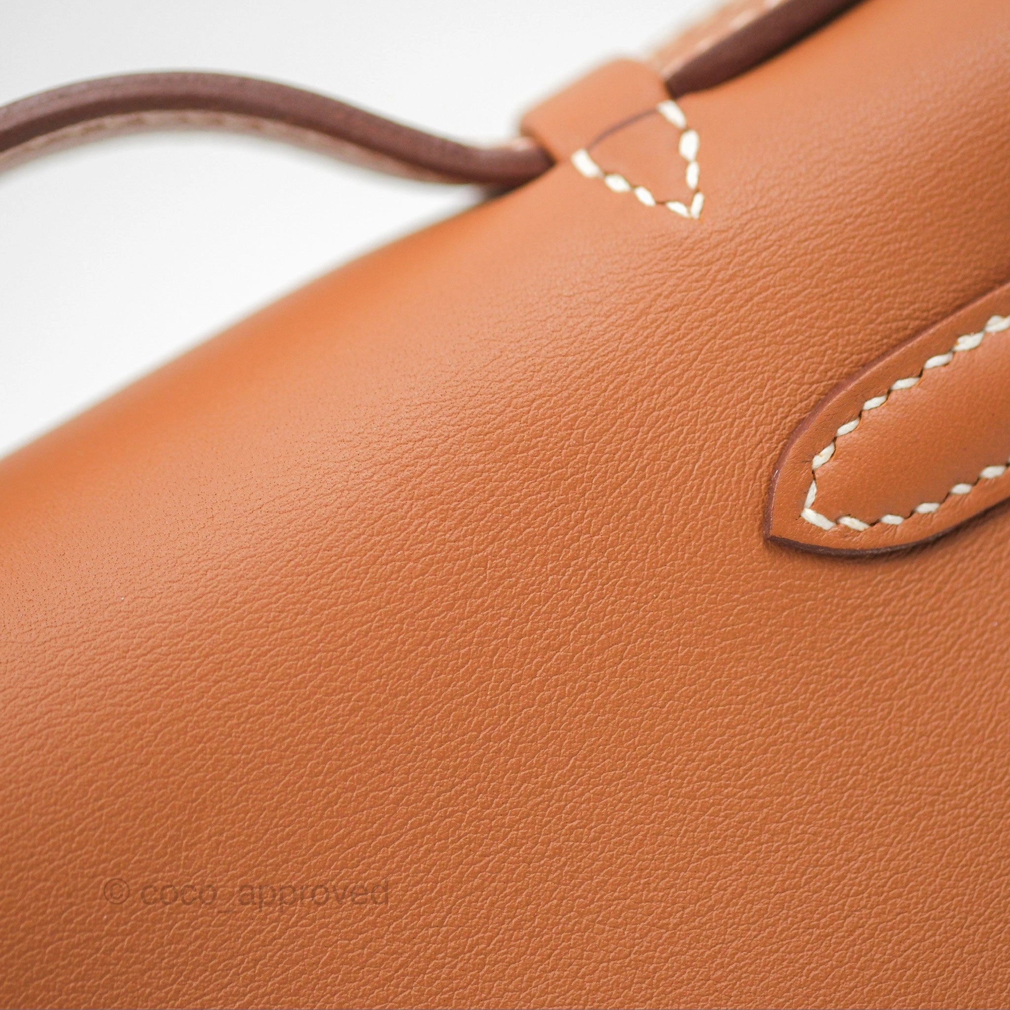 Herms Kelly Mini Pochette Gold Swift Gold Hardware