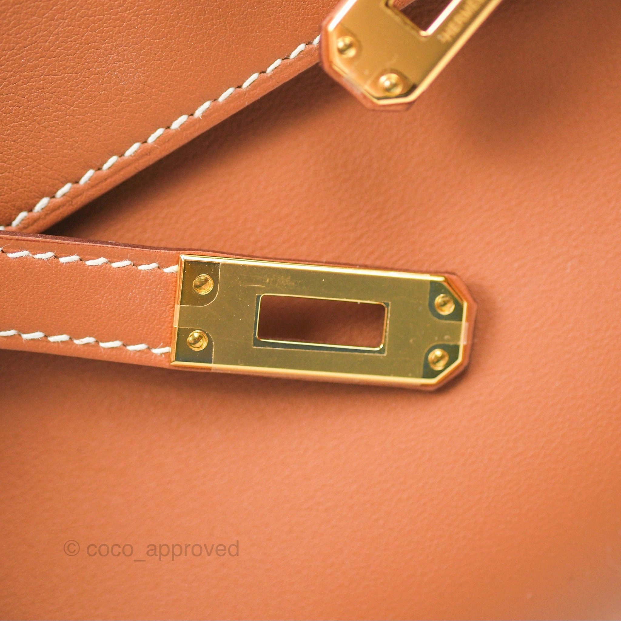 Herms Kelly Mini Pochette Gold Swift Gold Hardware