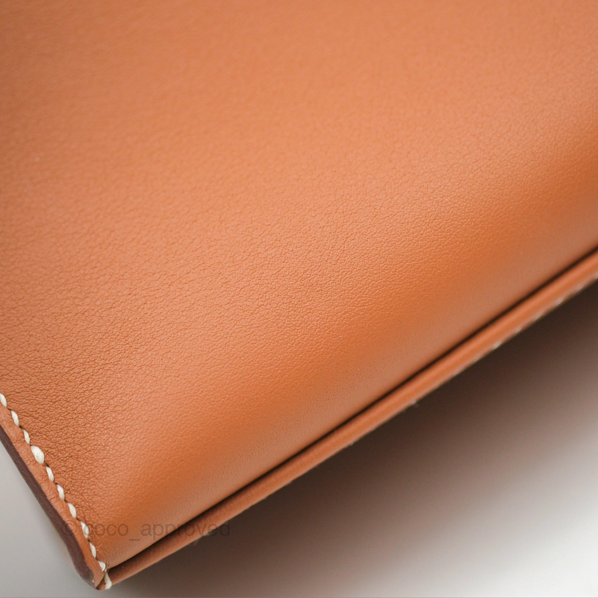 Herms Kelly Mini Pochette Gold Swift Gold Hardware