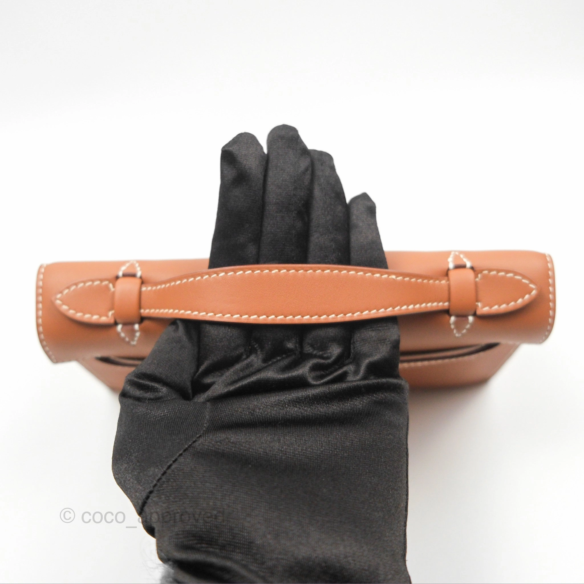Herms Kelly Mini Pochette Gold Swift Gold Hardware
