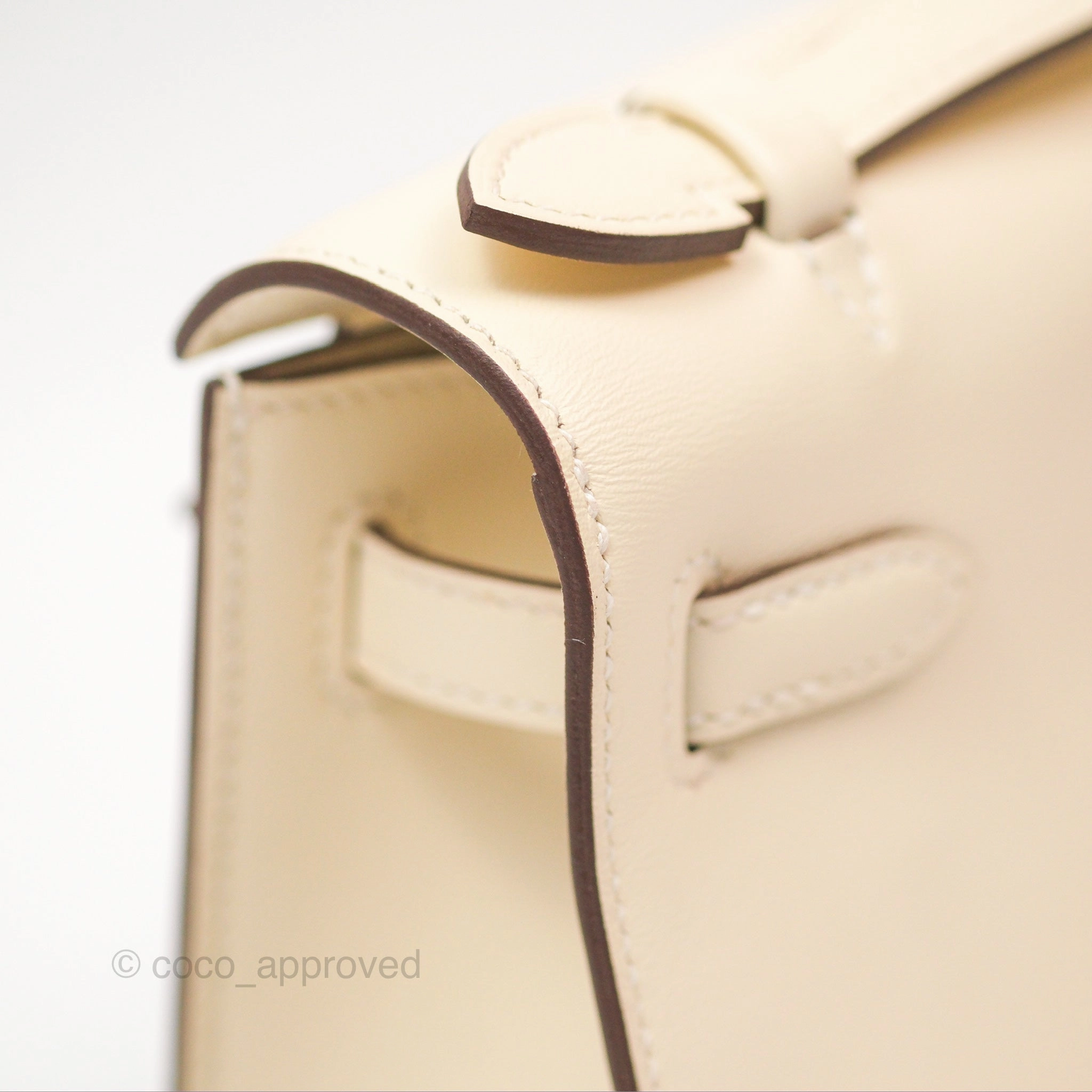 Herms Kelly Mini Pochette Nata I2 Swift Gold Hardware