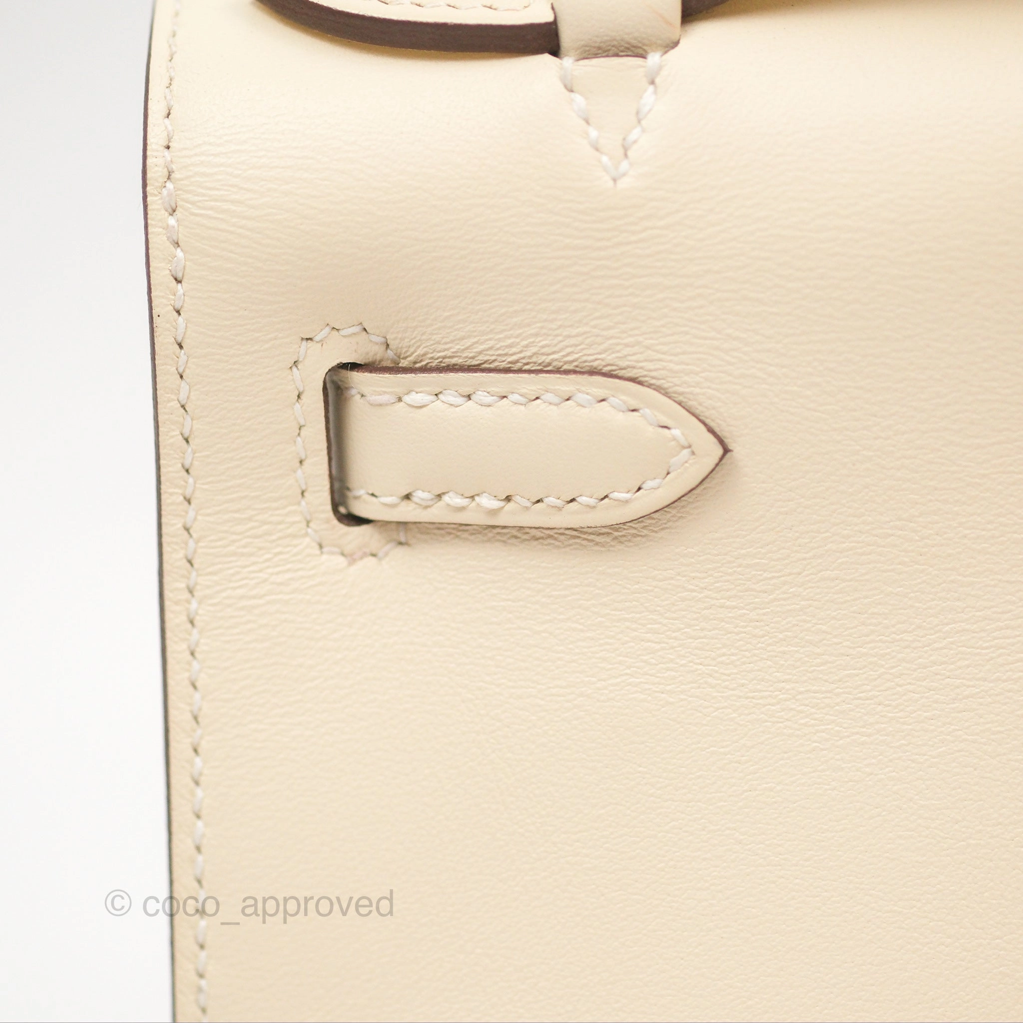 Herms Kelly Mini Pochette Nata I2 Swift Gold Hardware