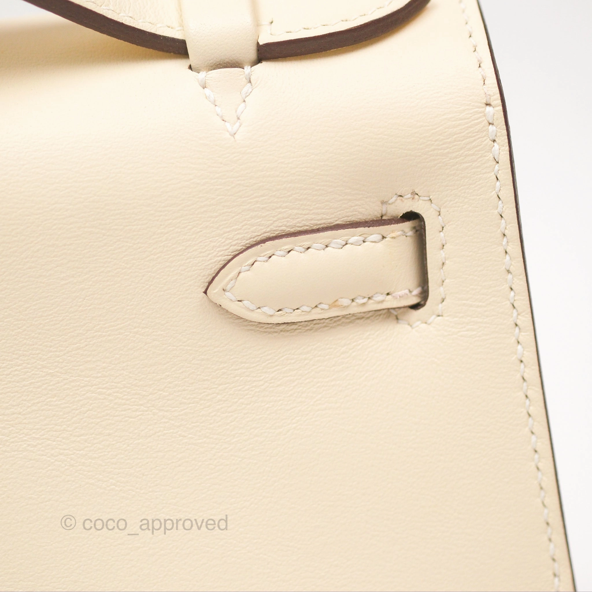 Herms Kelly Mini Pochette Nata I2 Swift Gold Hardware