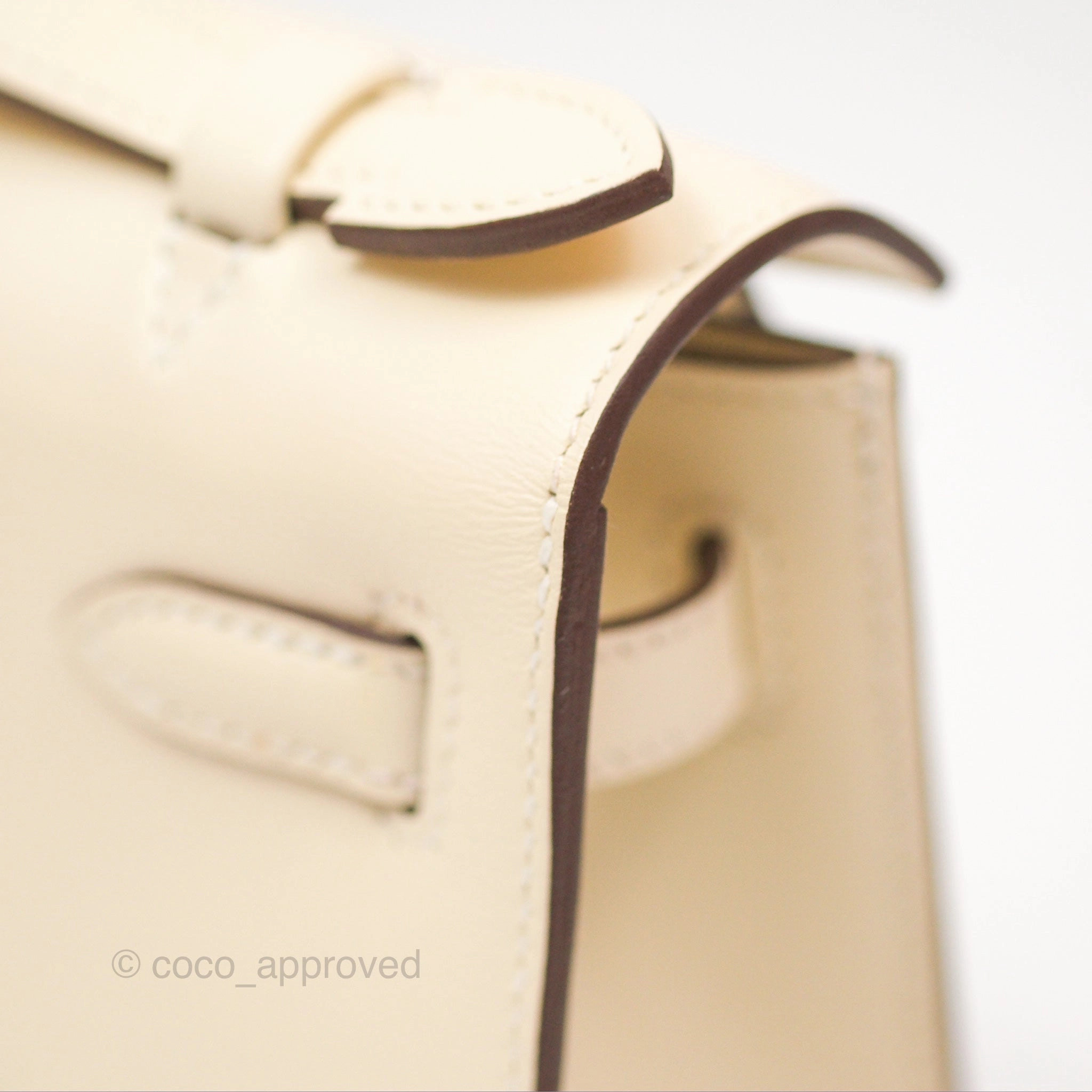 Herms Kelly Mini Pochette Nata I2 Swift Gold Hardware