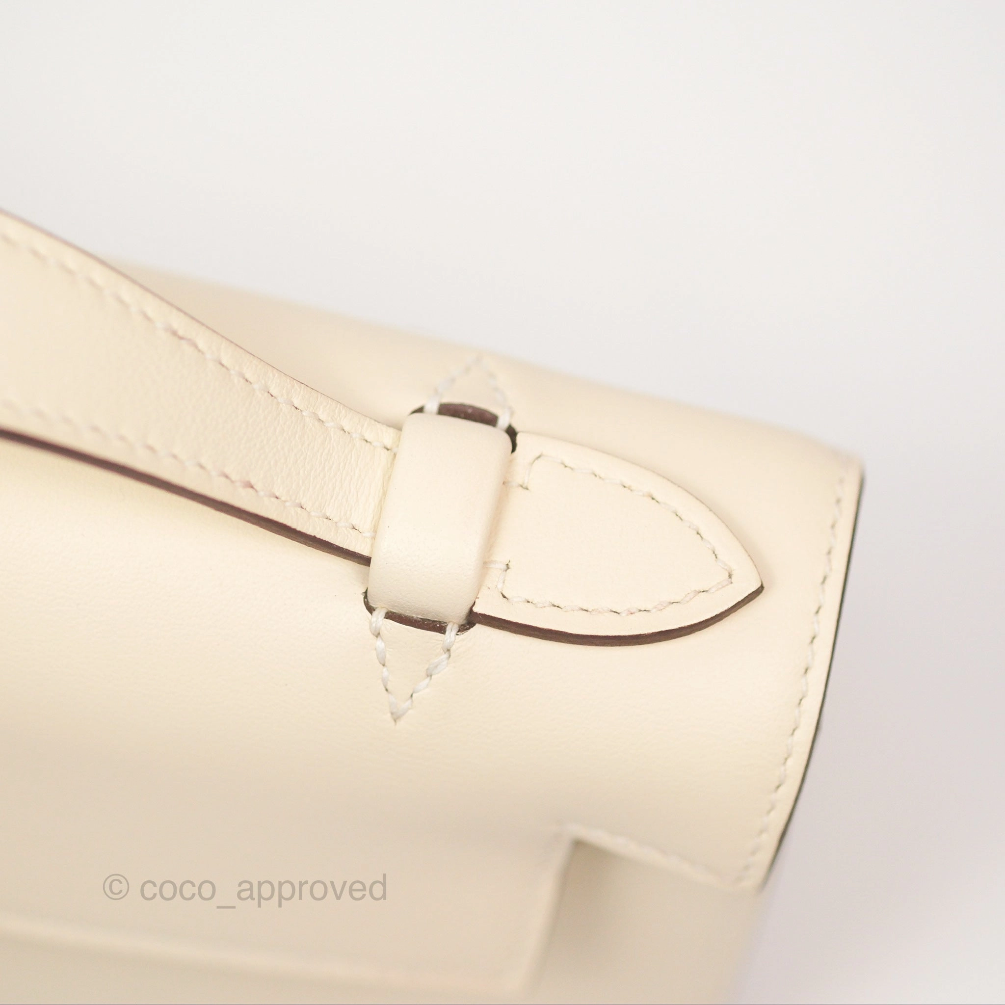Herms Kelly Mini Pochette Nata I2 Swift Gold Hardware