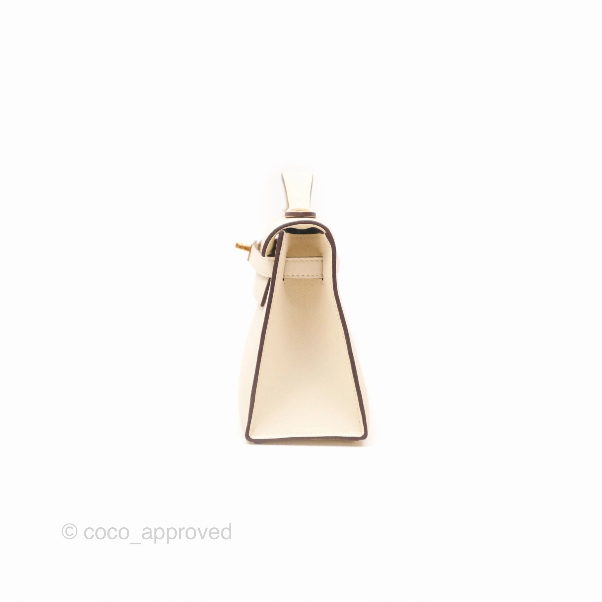 Herms Kelly Mini Pochette Nata I2 Swift Gold Hardware