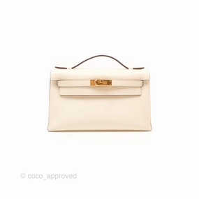 Herms Kelly Mini Pochette Nata I2 Swift Gold Hardware