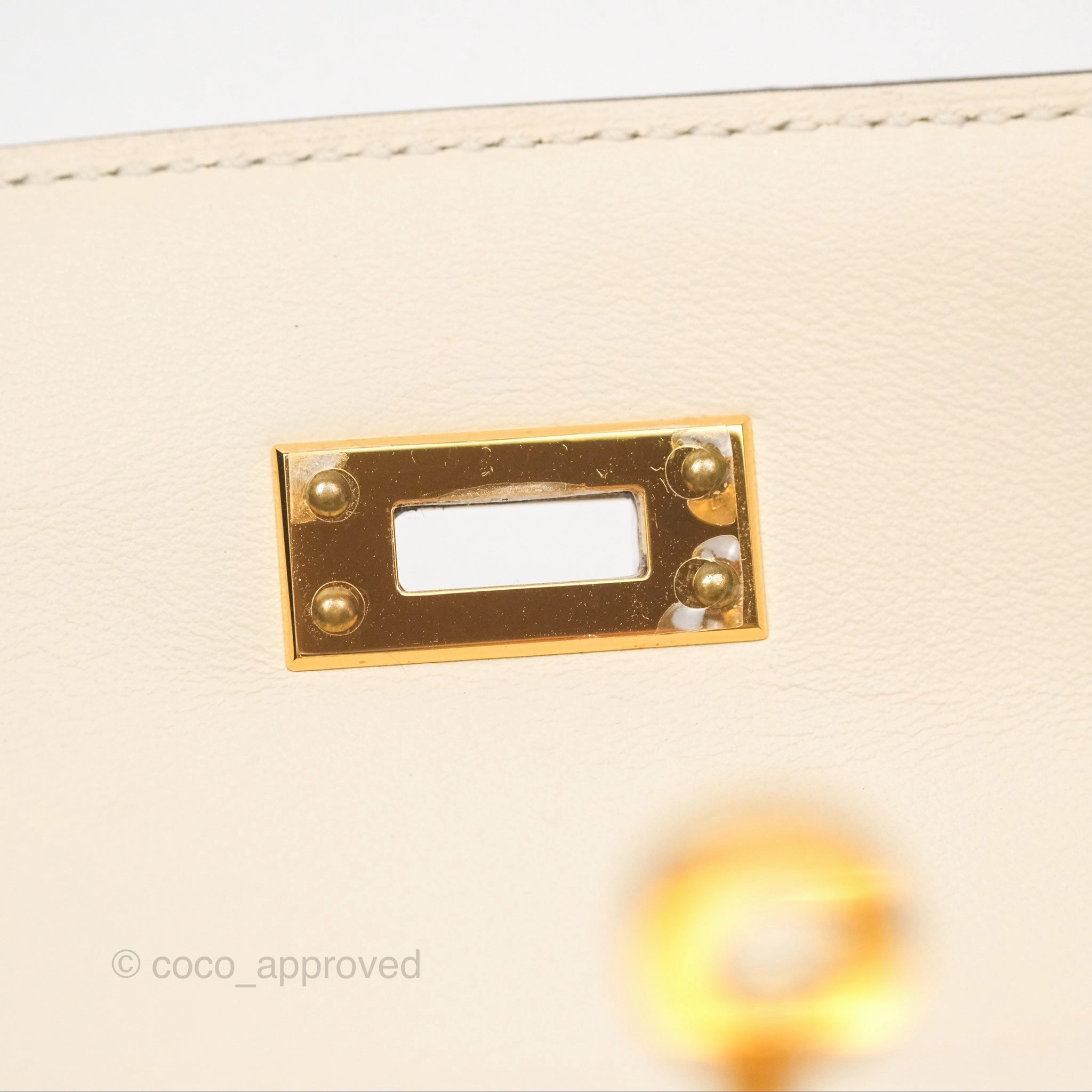 Herms Kelly Mini Pochette Nata I2 Swift Gold Hardware