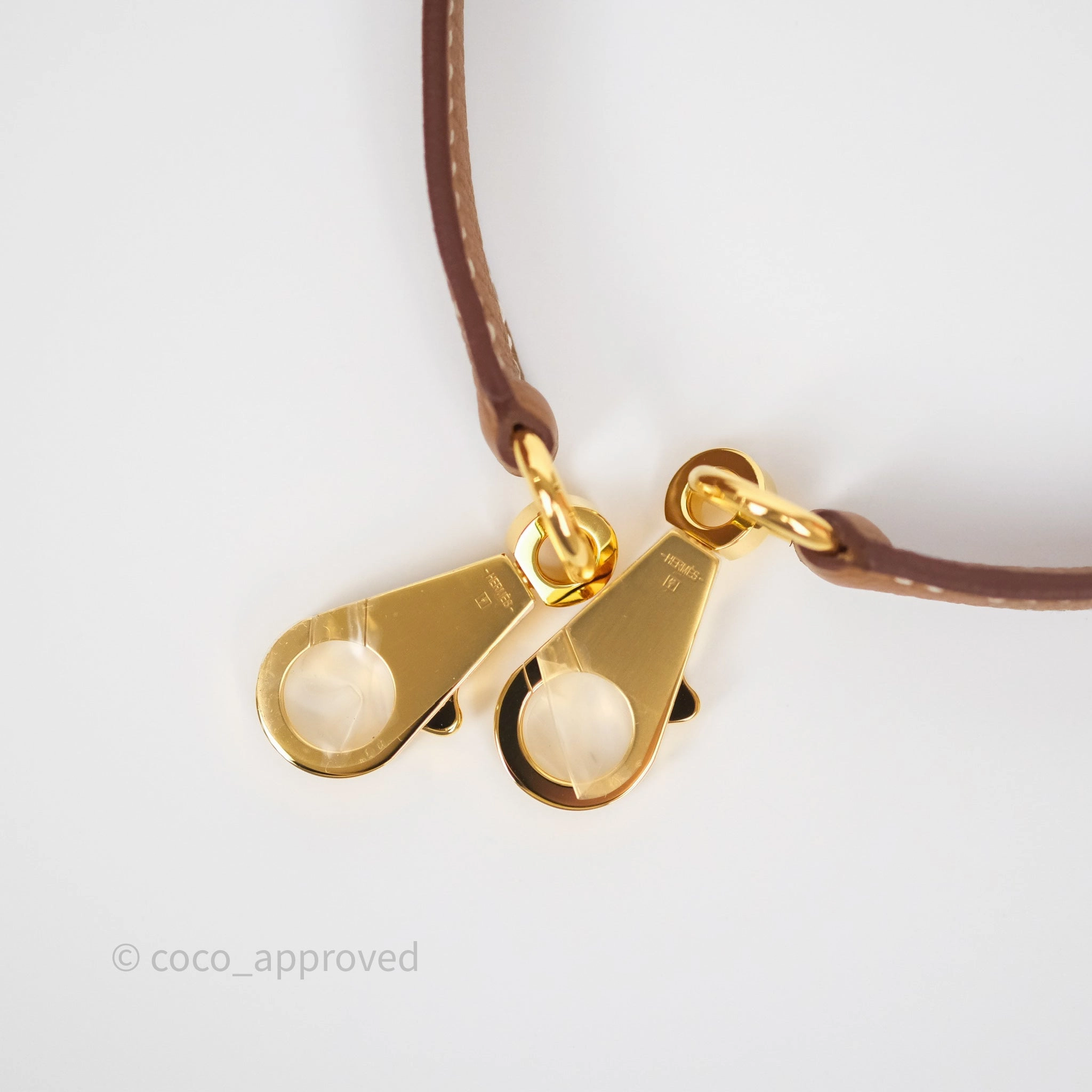 Herms Kelly Retourne 25 Gold Togo Gold Hardware