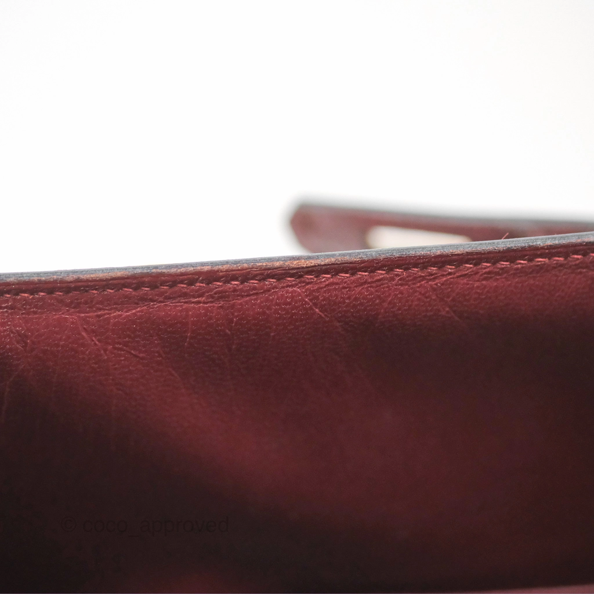 Herms Kelly Sellier 28 Box Rouge Gold Hardware