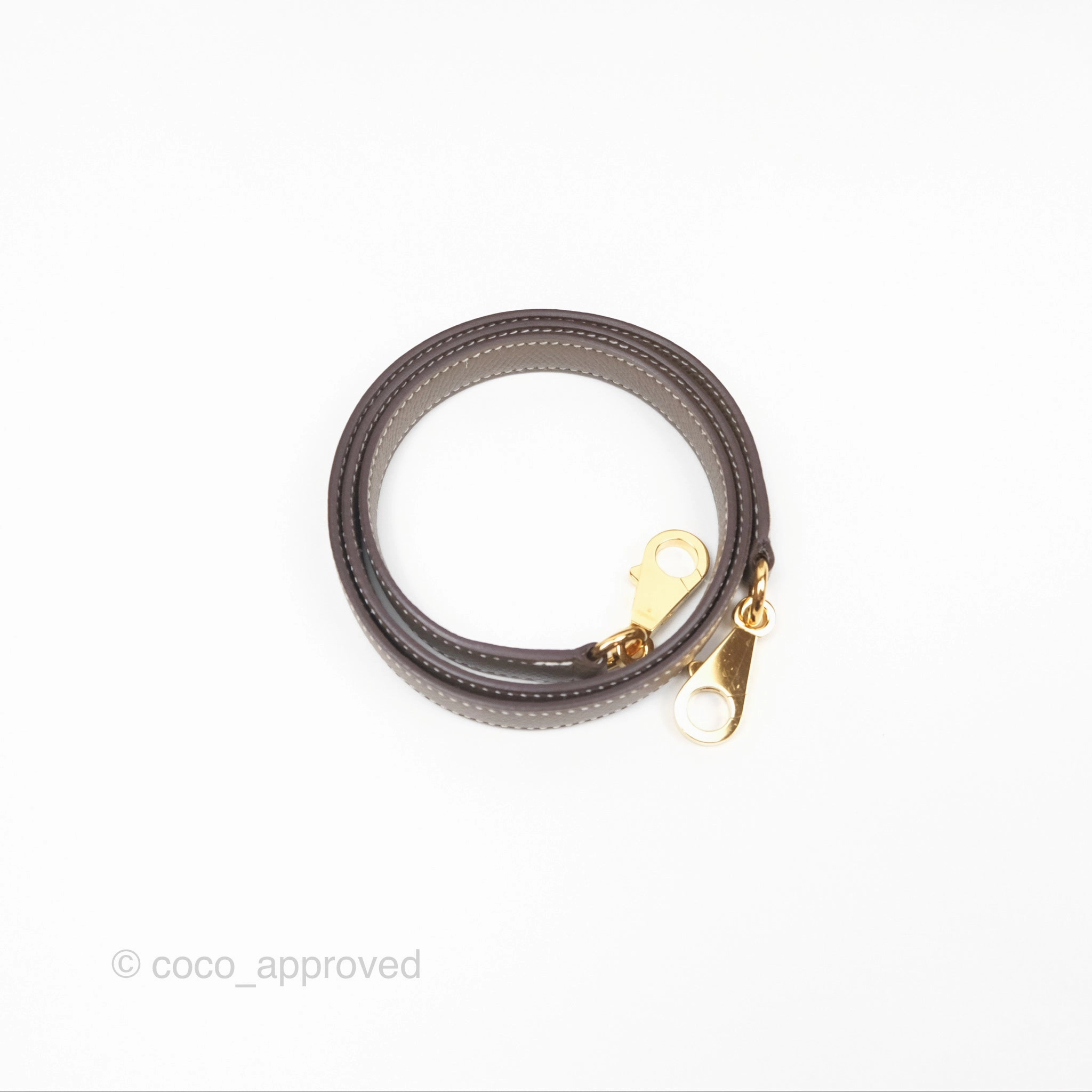 Herms Kelly Sellier 28 Etoupe 18 Epsom Gold Hardware