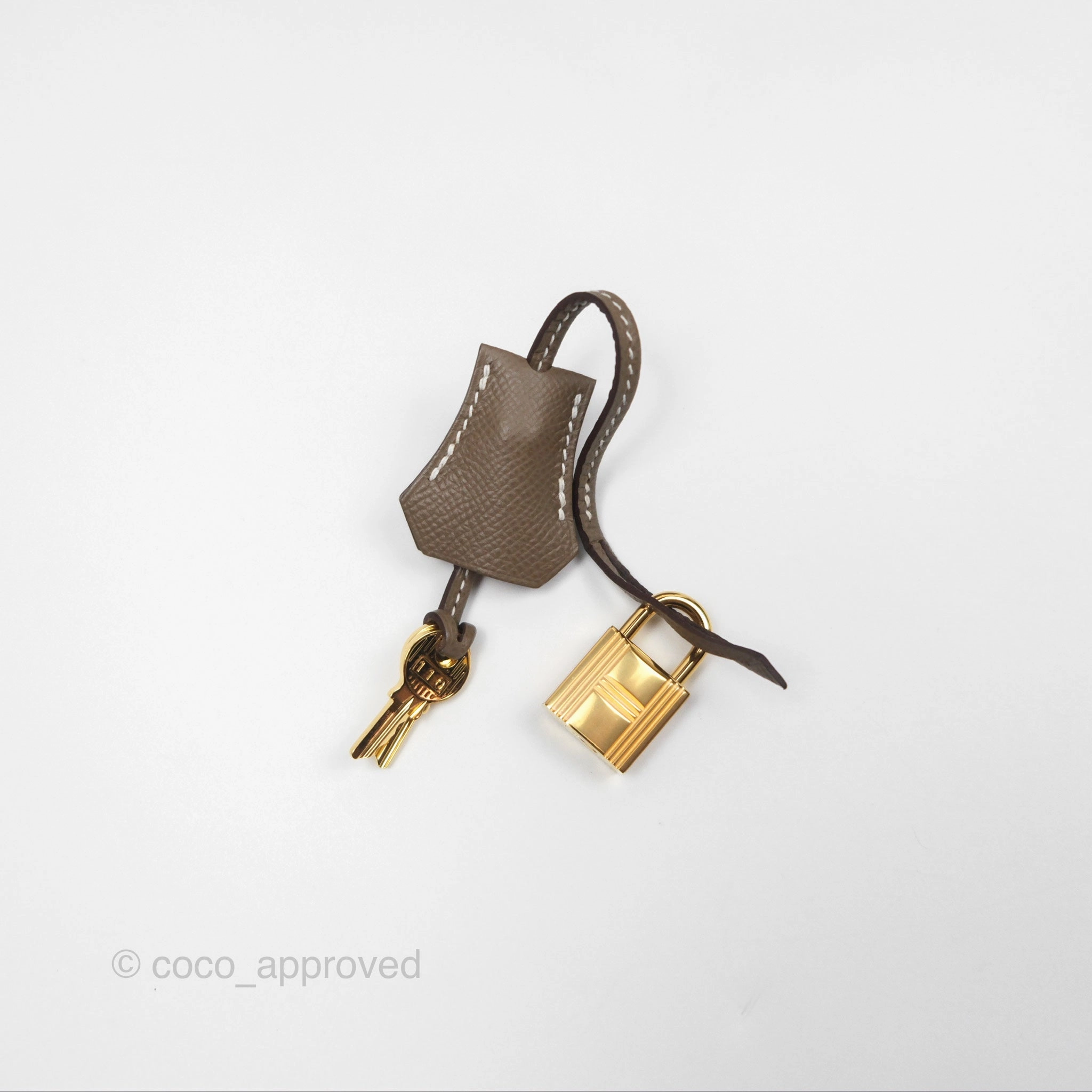 Herms Kelly Sellier 28 Etoupe 18 Epsom Gold Hardware