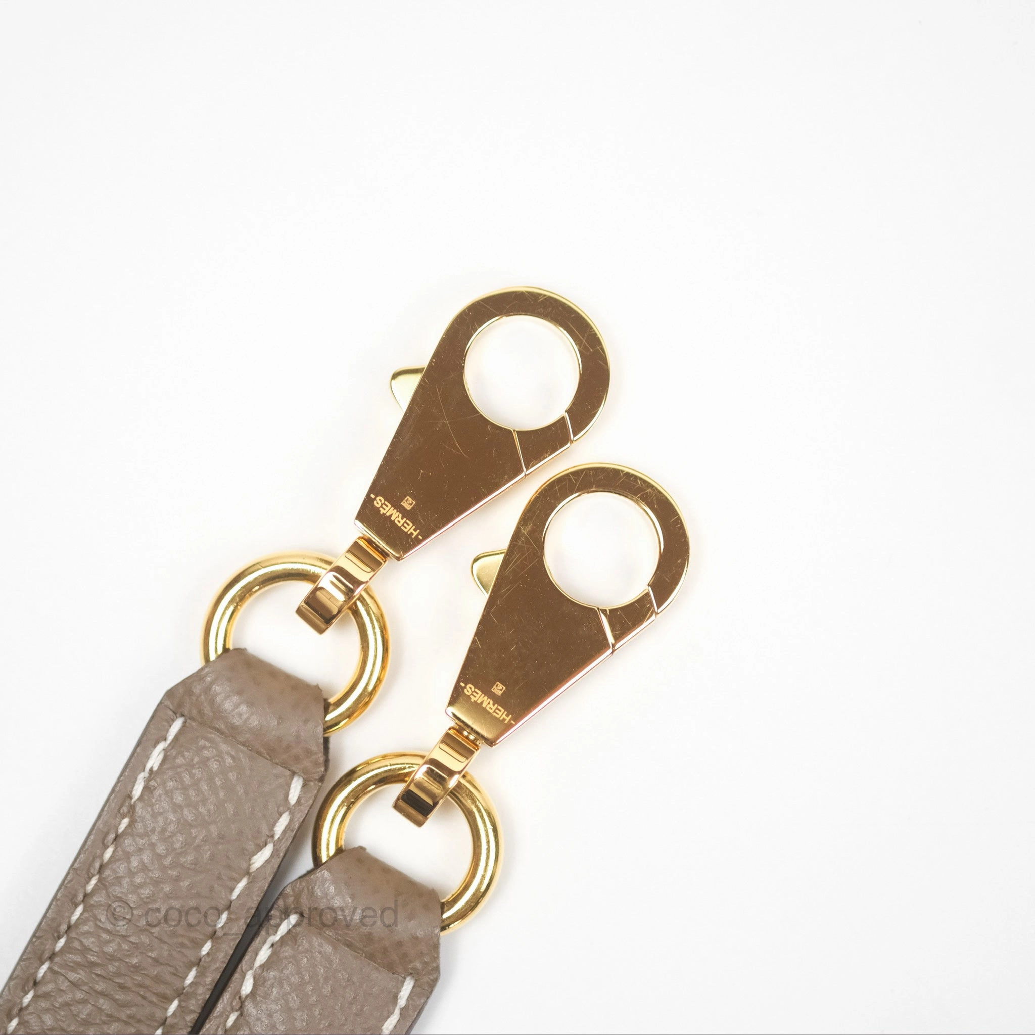 Herms Kelly Sellier 28 Etoupe 18 Epsom Gold Hardware