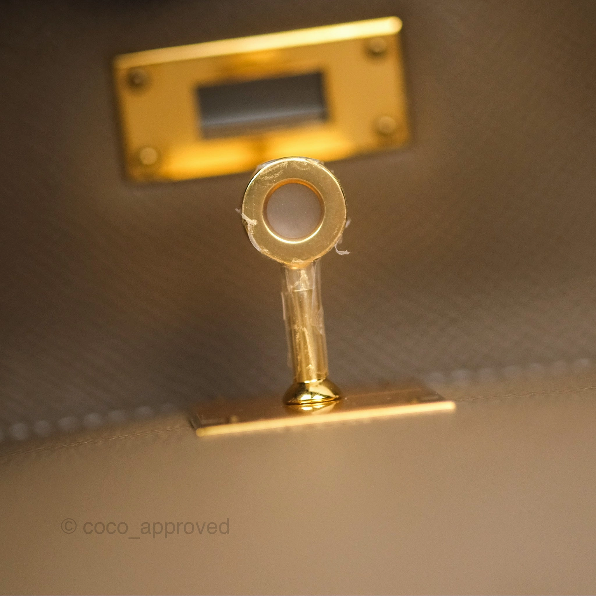 Herms Kelly Sellier 28 Etoupe 18 Epsom Gold Hardware