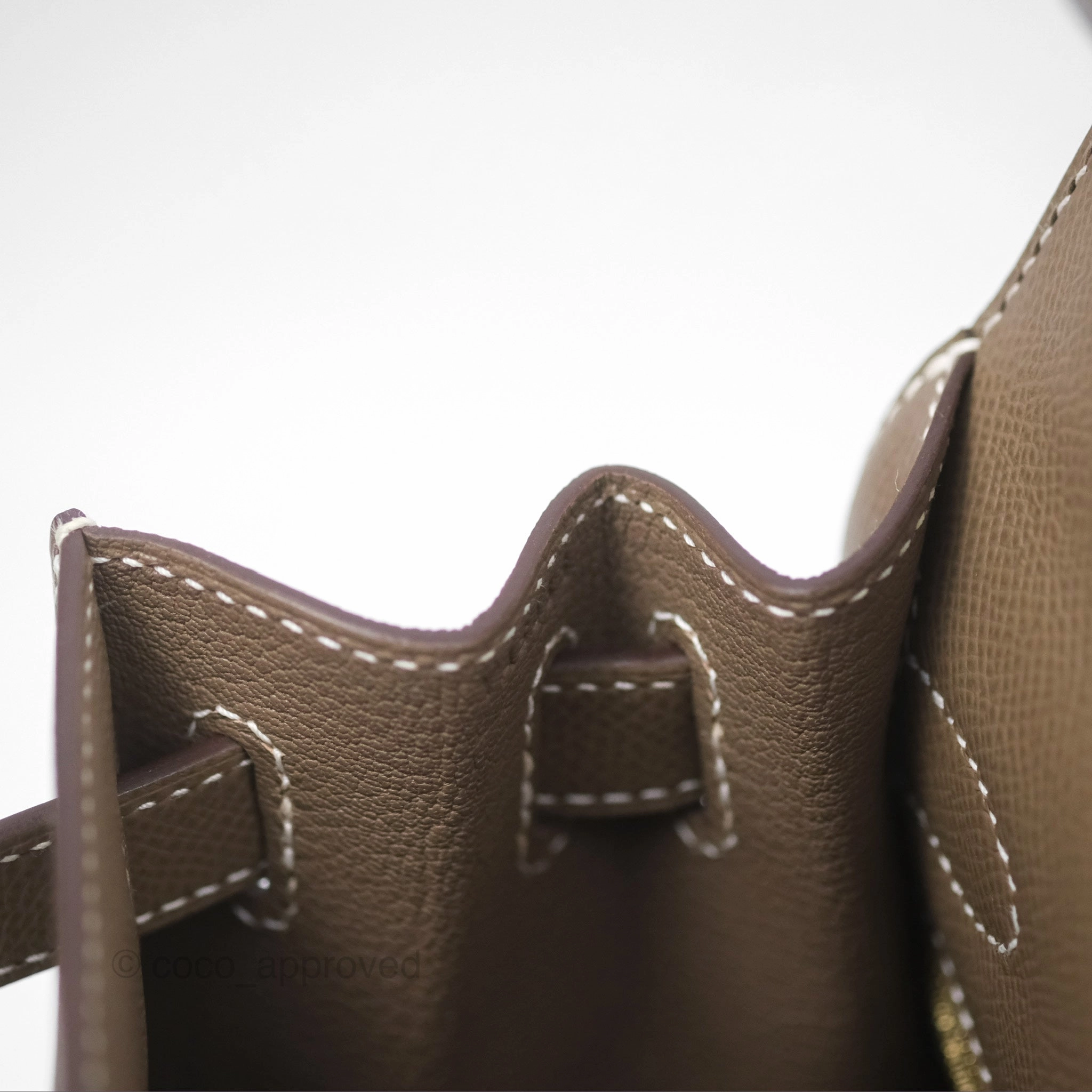 Herms Kelly Sellier 28 Etoupe 18 Epsom Gold Hardware