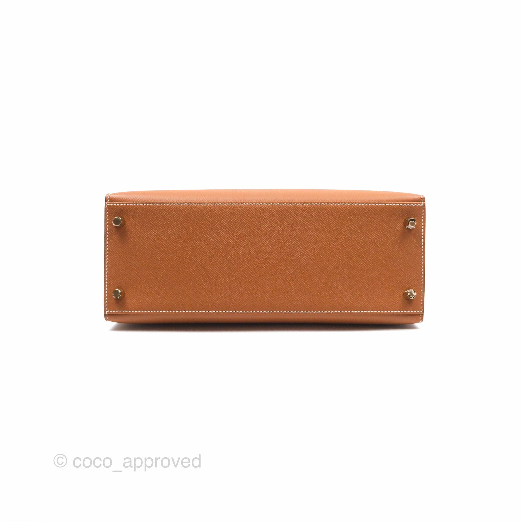 Herms Kelly Sellier 28 Gold 37 Epsom Gold Hardware