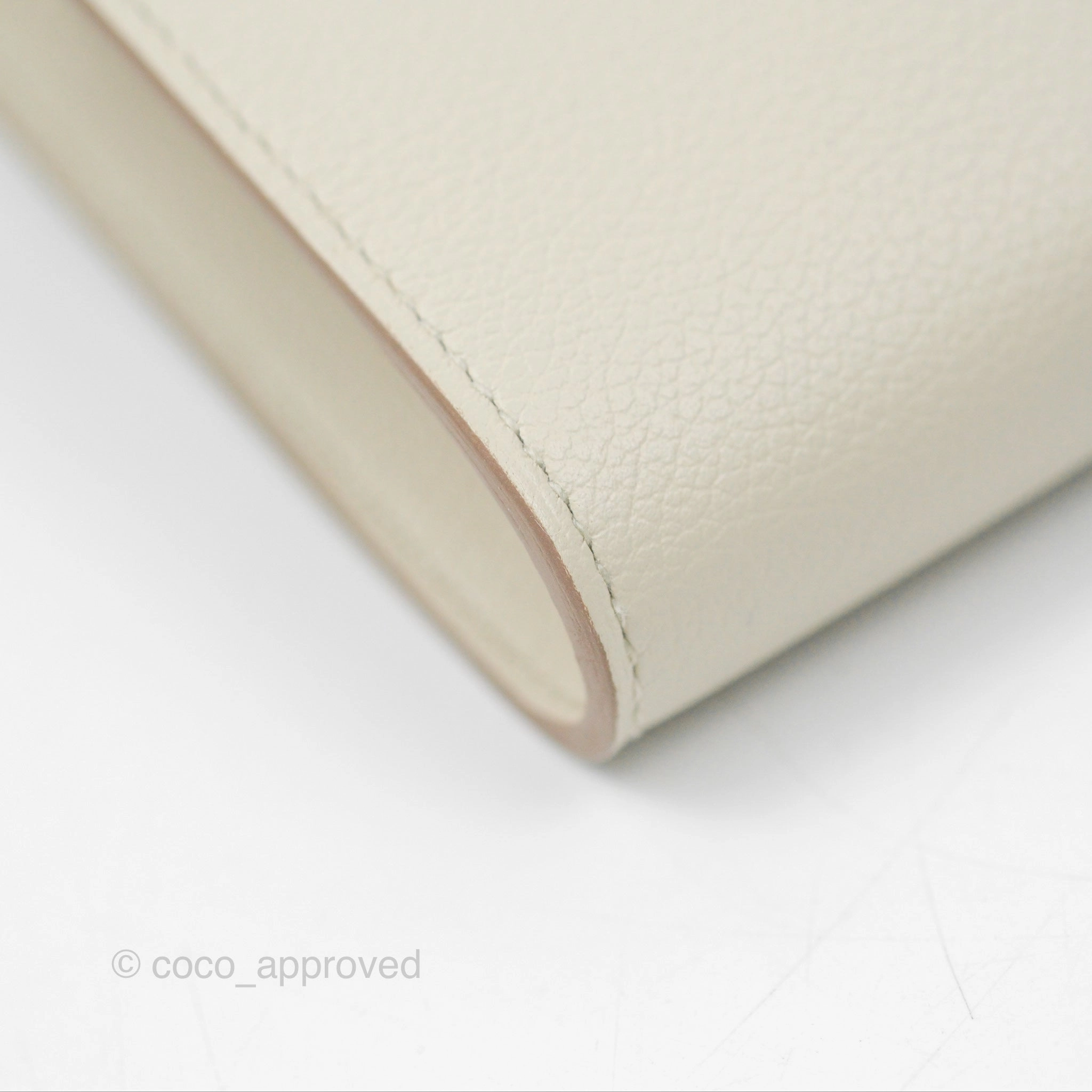 Herms Kelly To Go Wallet Beton Evercolor Gold Hardware