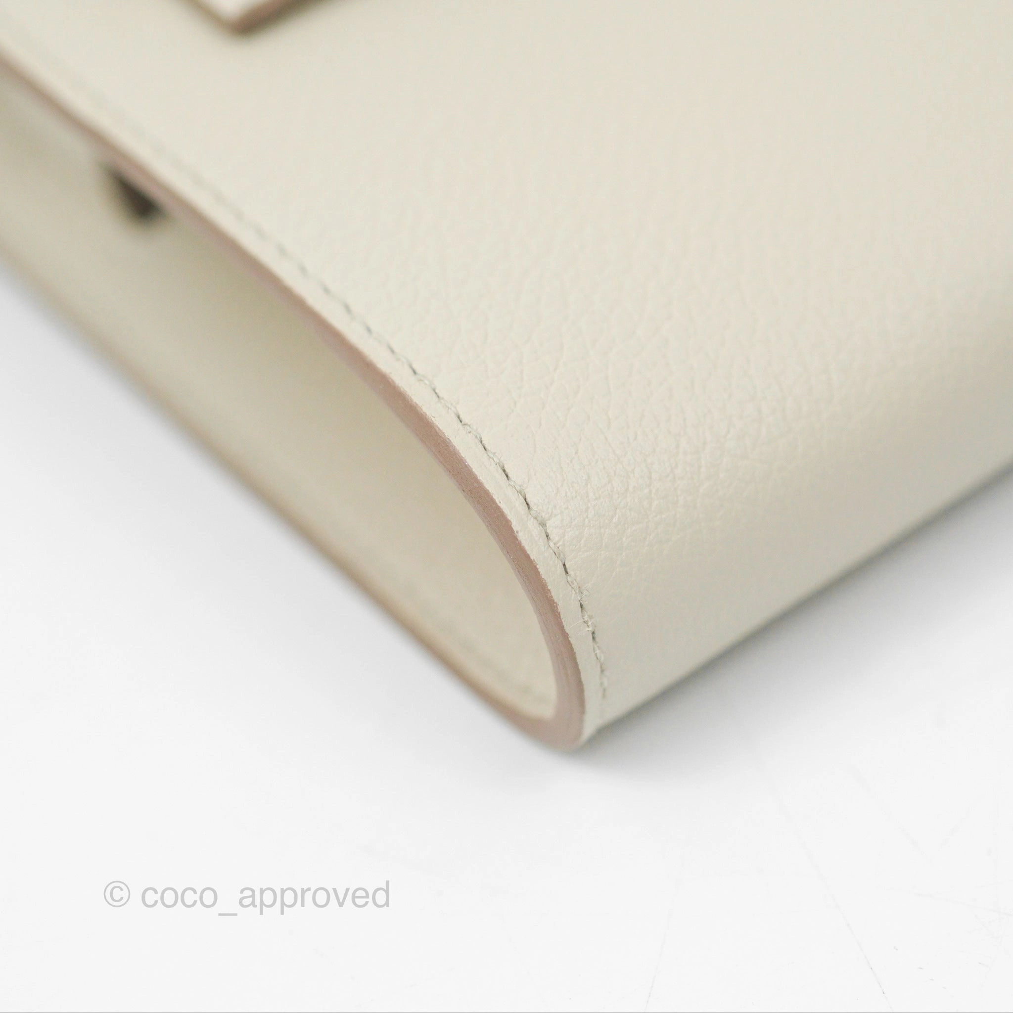 Herms Kelly To Go Wallet Beton Evercolor Gold Hardware