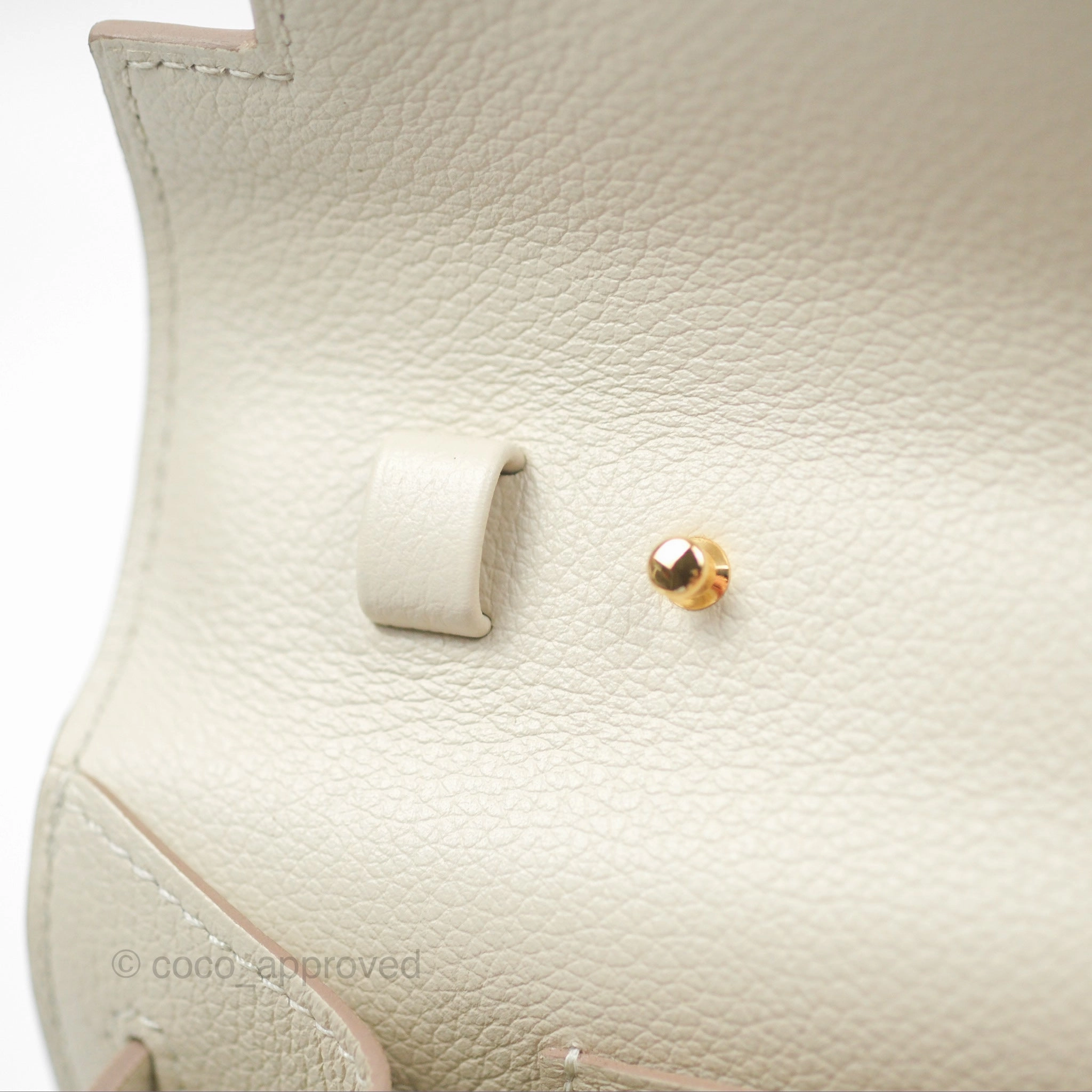 Herms Kelly To Go Wallet Beton Evercolor Gold Hardware