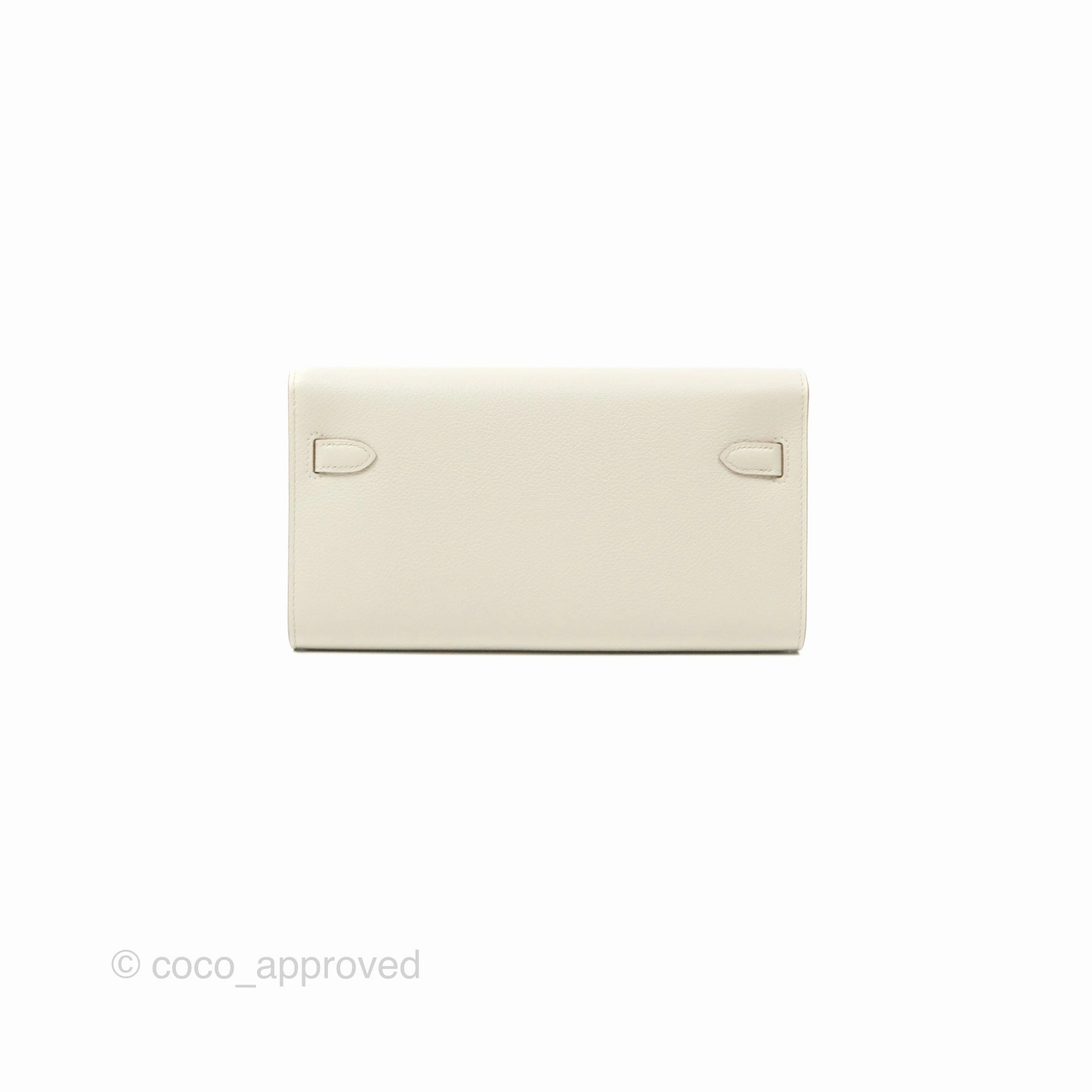 Herms Kelly To Go Wallet Beton Evercolor Gold Hardware