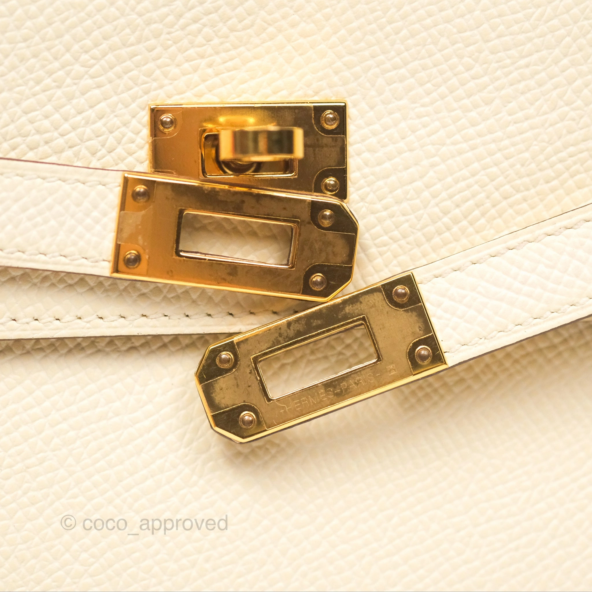 Herms Kelly To Go Wallet Epsom Nata I2/ Jaune Poussin Gold Hardware