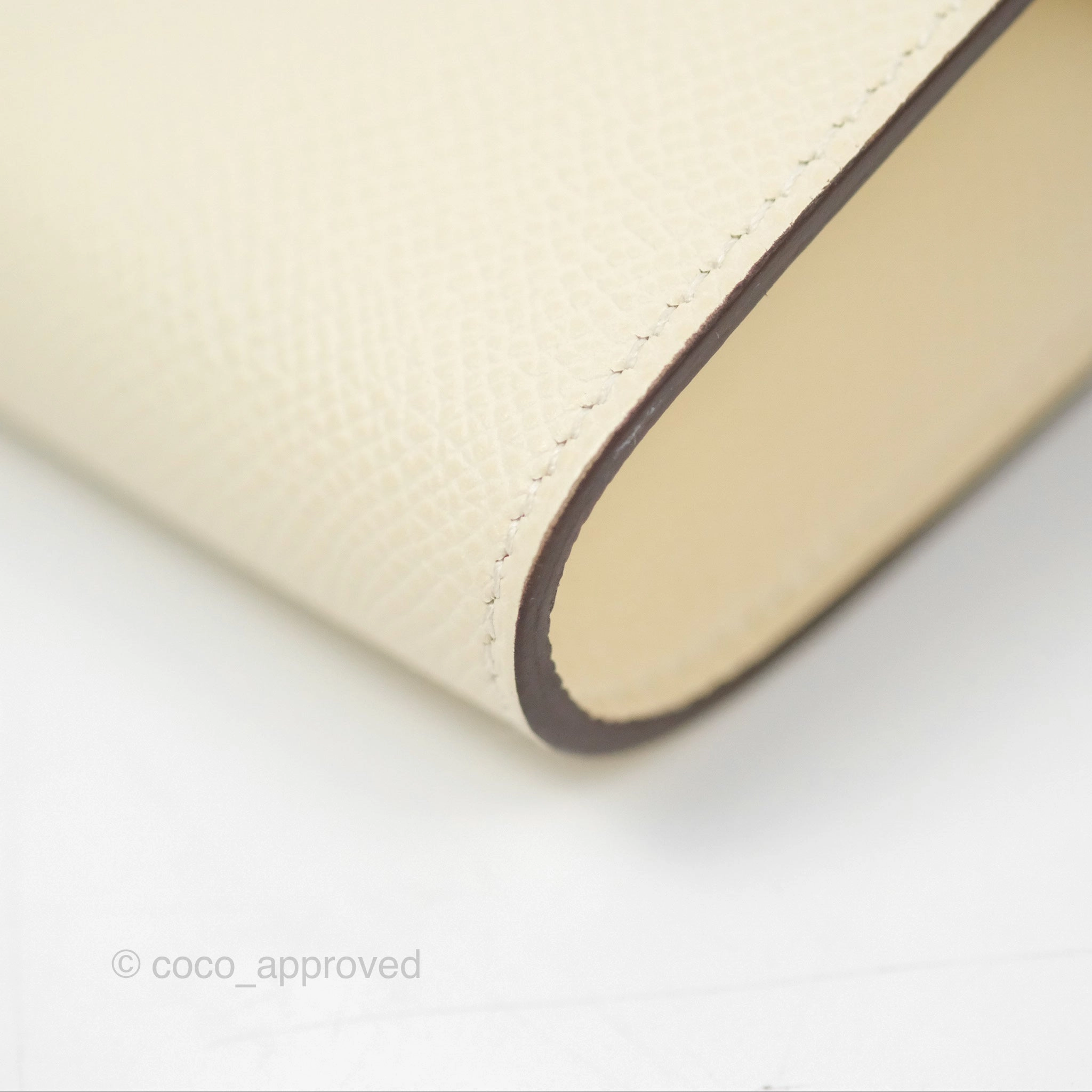 Herms Kelly To Go Wallet Nata / Jaune Poussin Epsom Gold Hardware