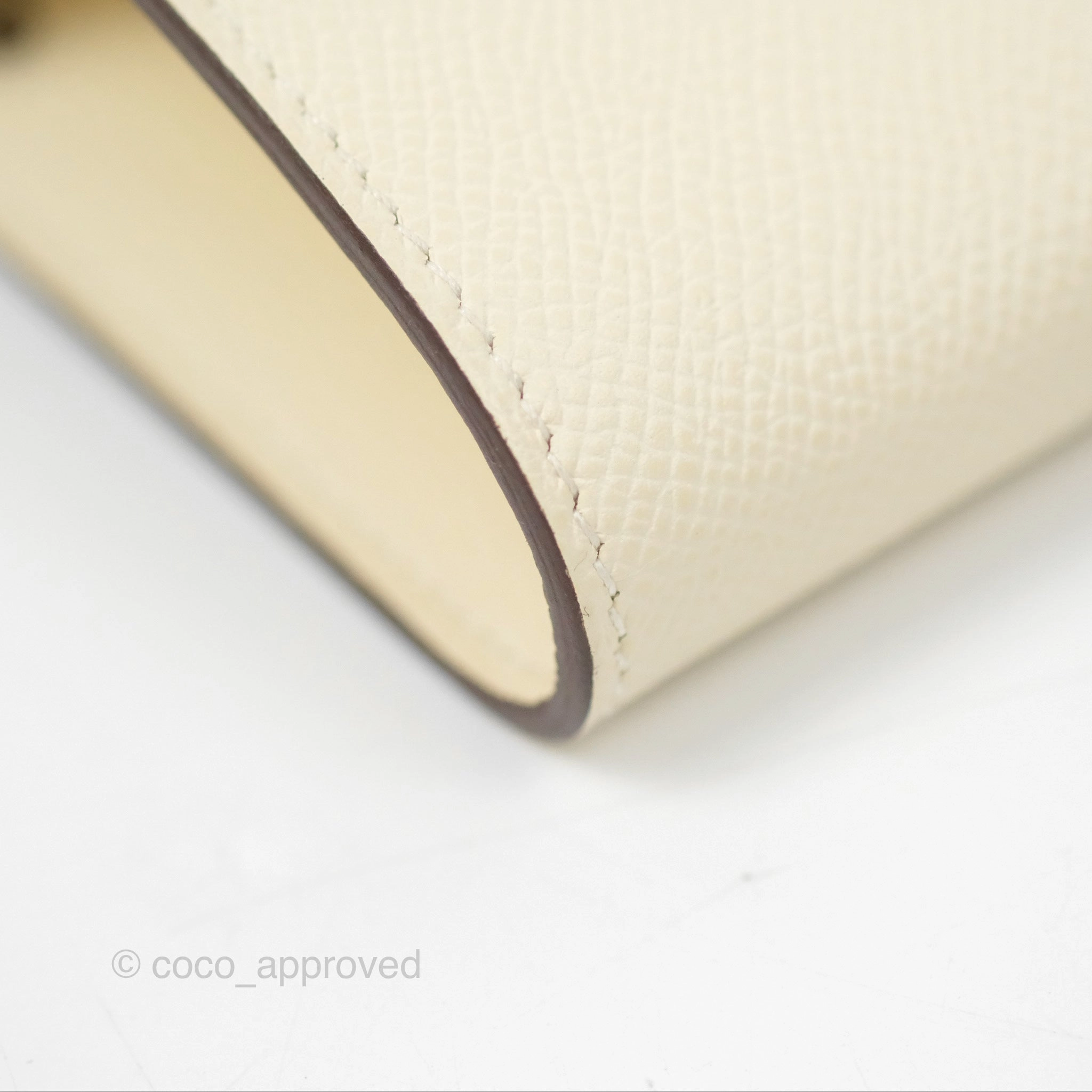 Herms Kelly To Go Wallet Nata / Jaune Poussin Epsom Gold Hardware