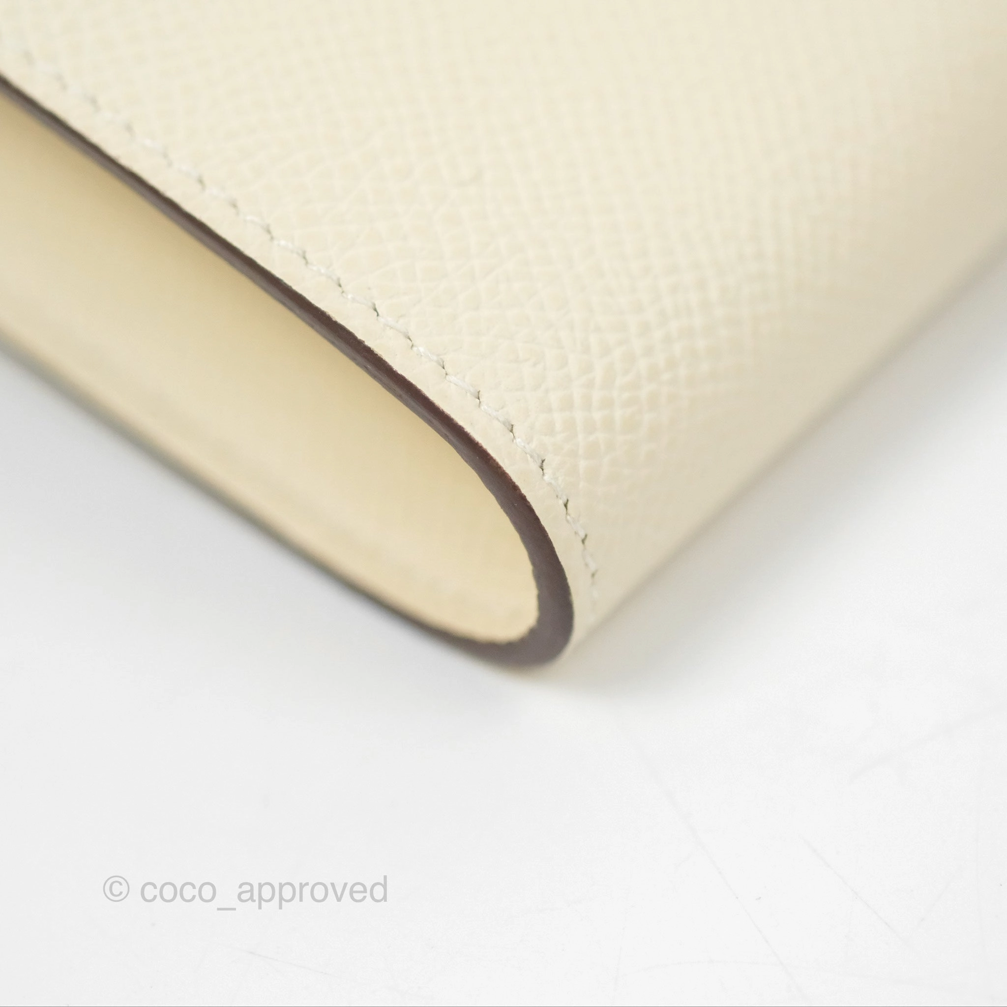 Herms Kelly To Go Wallet Nata / Jaune Poussin Epsom Gold Hardware
